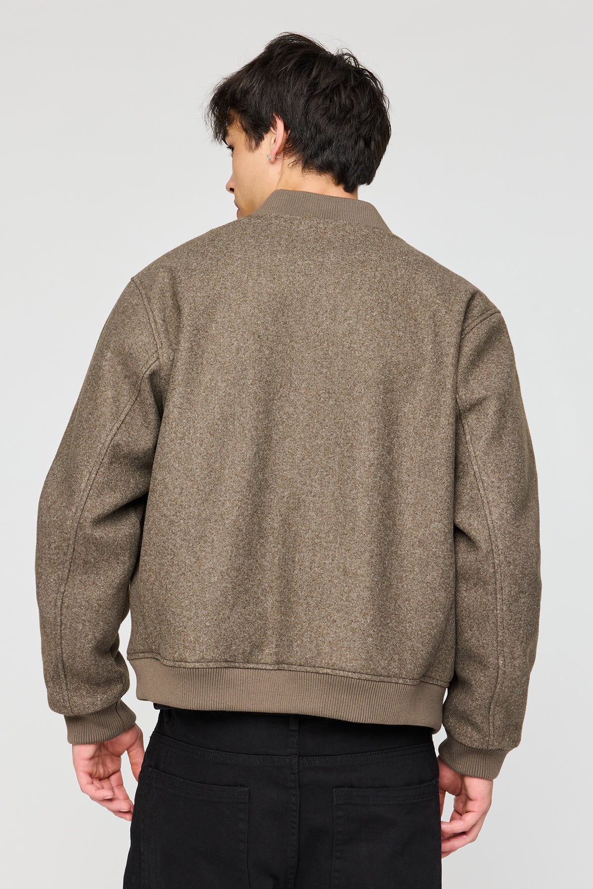 Vue alternative 2. Blouson aviateur doublé de similifourrure