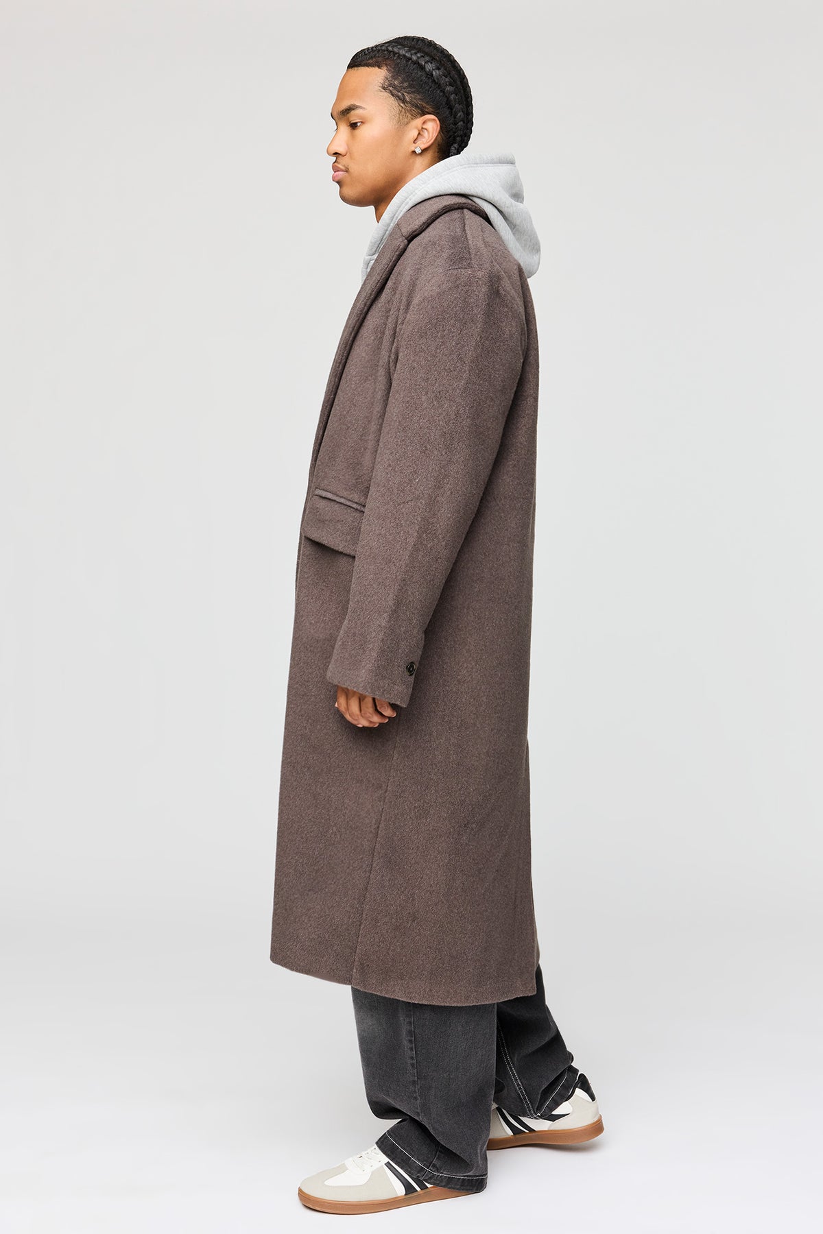 Alt View 2. Oversized Dress Coat - Taupe