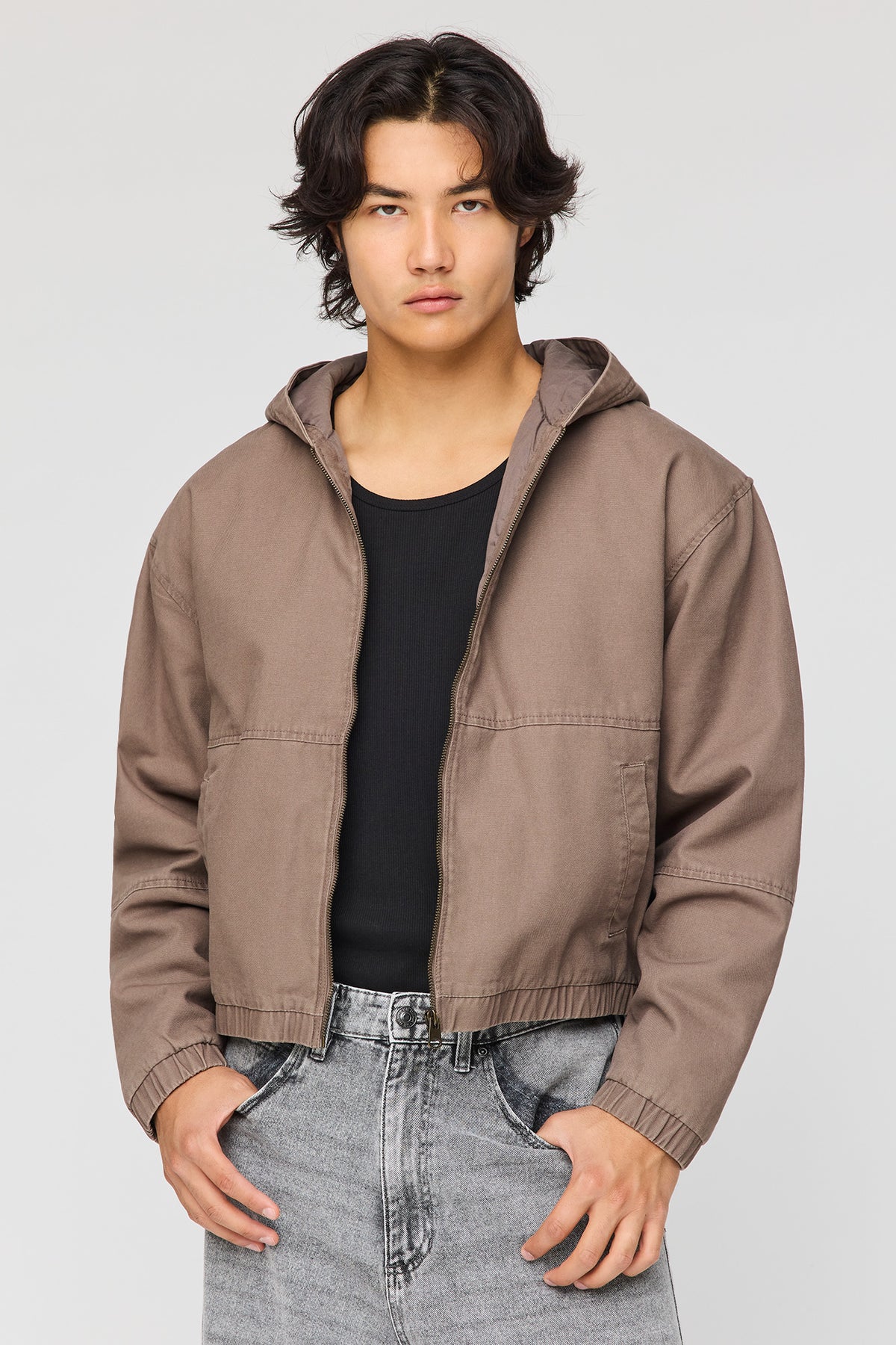 Blouson aviateur délavé