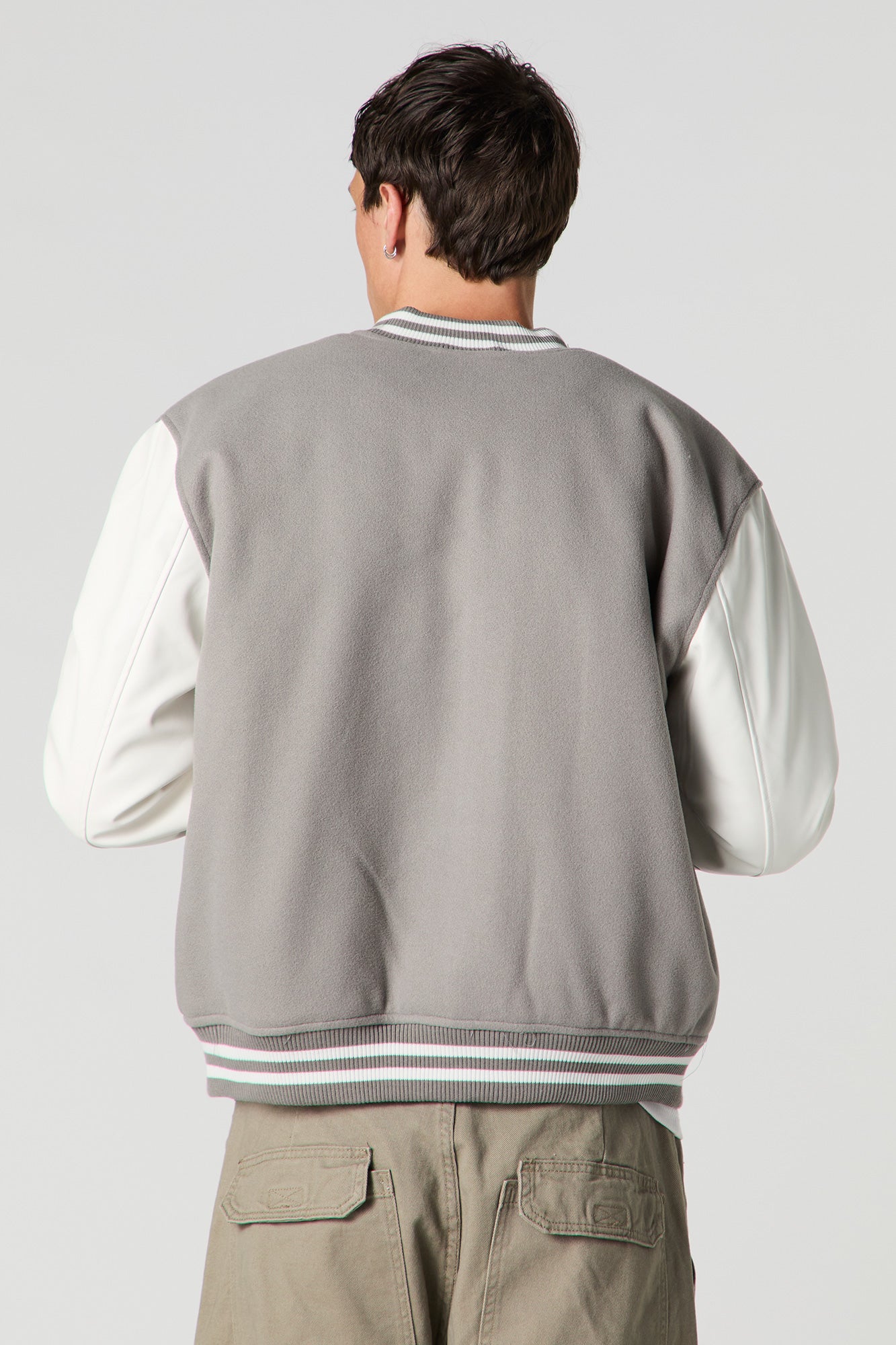 Embroidered Varsity Jacket – Urban Planet
