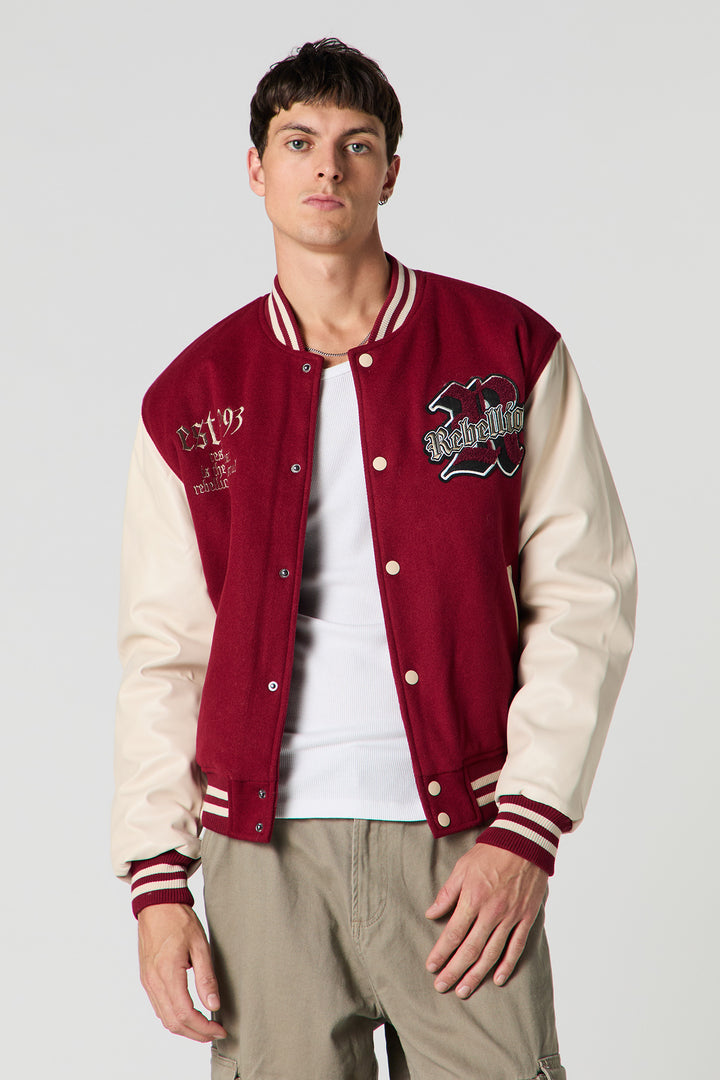 Blouson de style universitaire avec motif brodé – Urban Planet