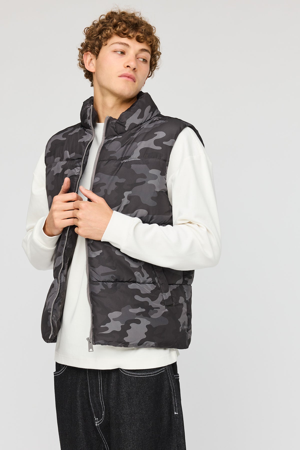Puffer Vest - Camouflage