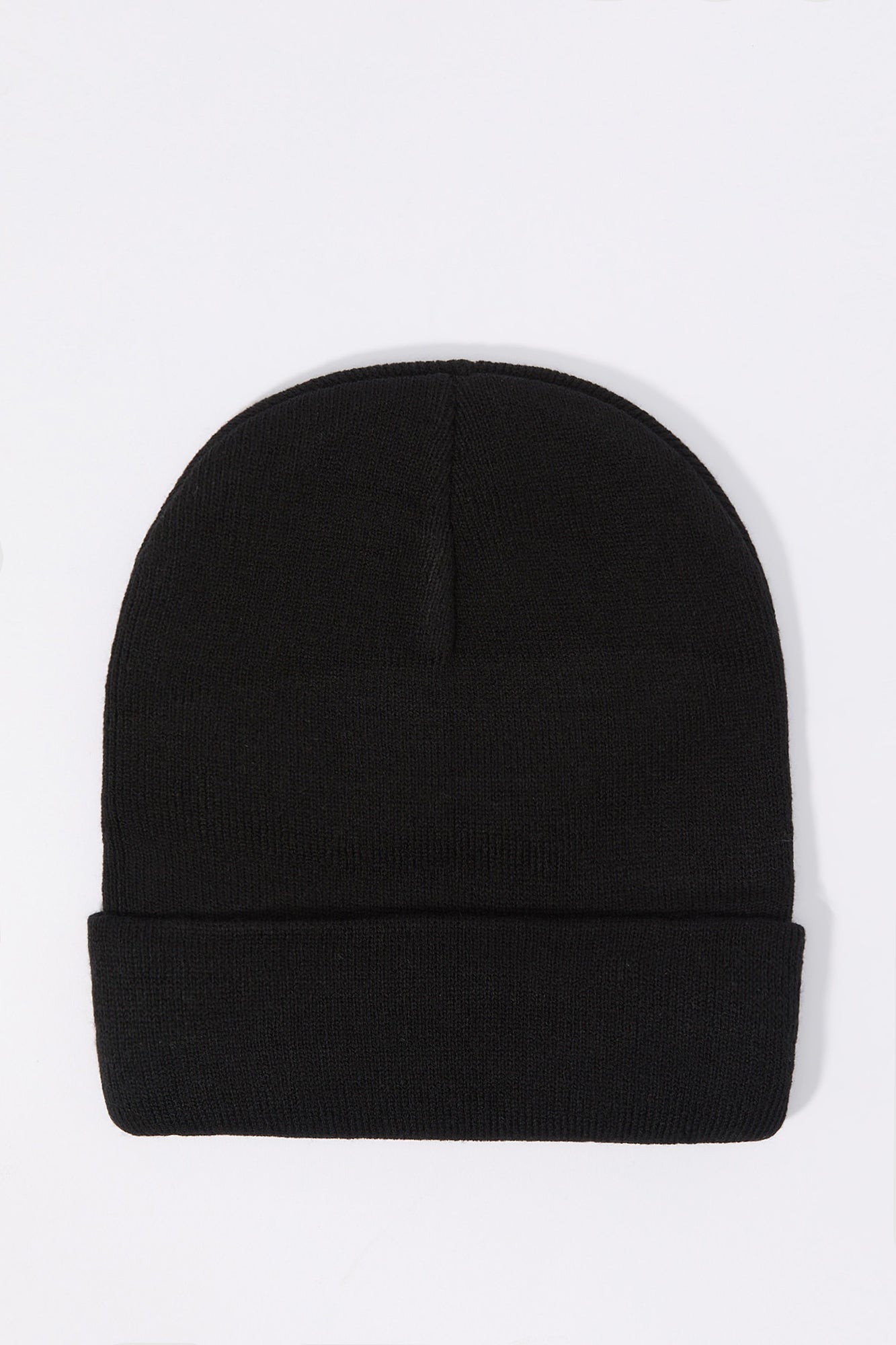 Embroidered Ribbed Knit Beanie