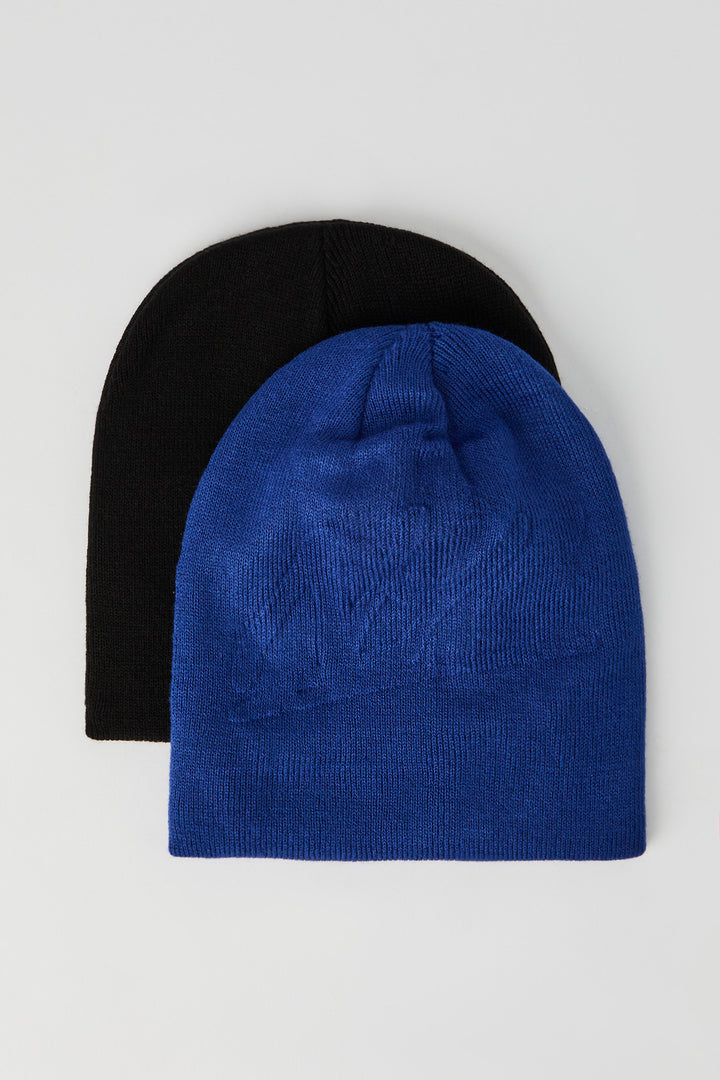 Tuque avec motif embossé (Paquet de 2)