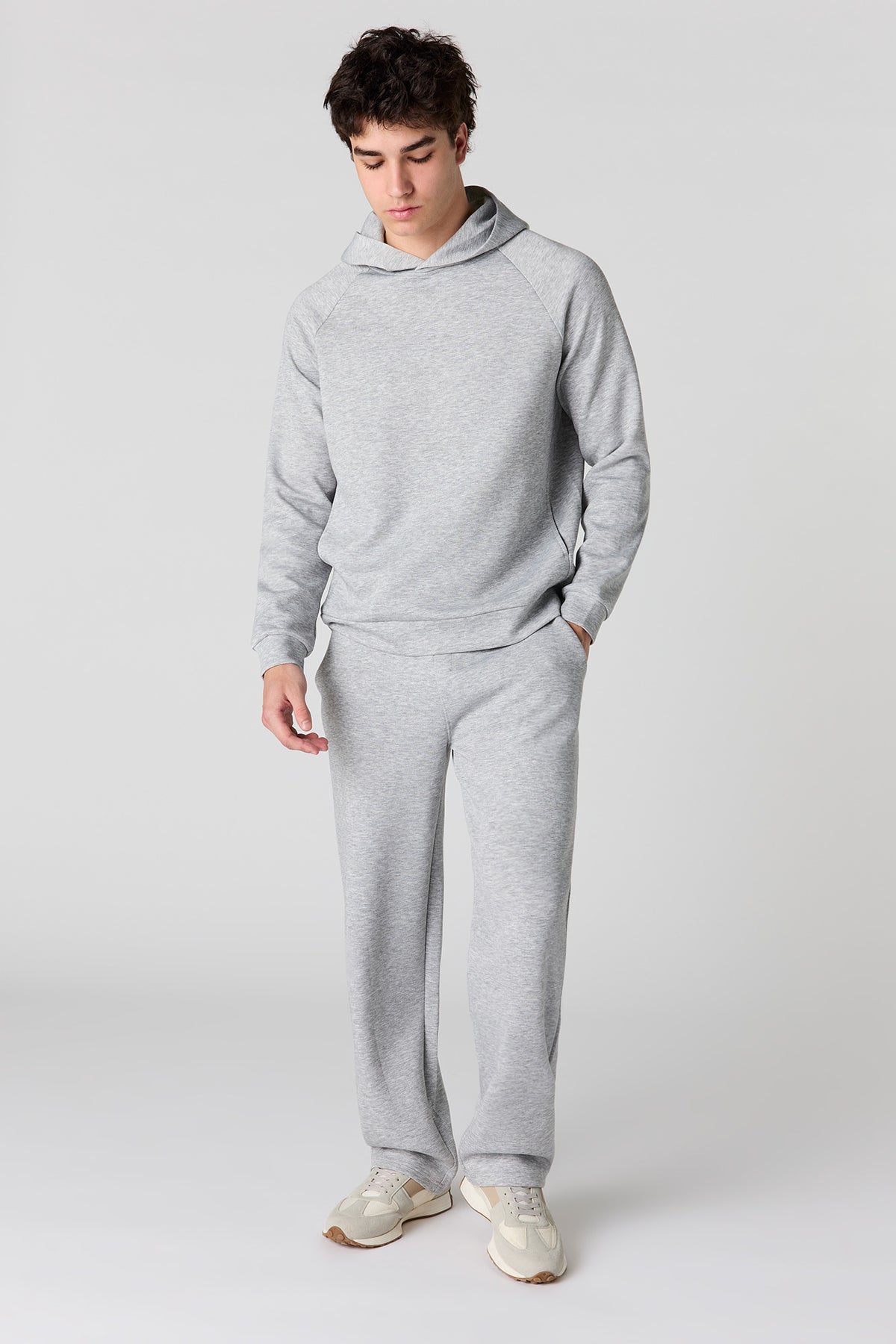 Alt View 3. U/A Scuba Hoodie - Heather Grey