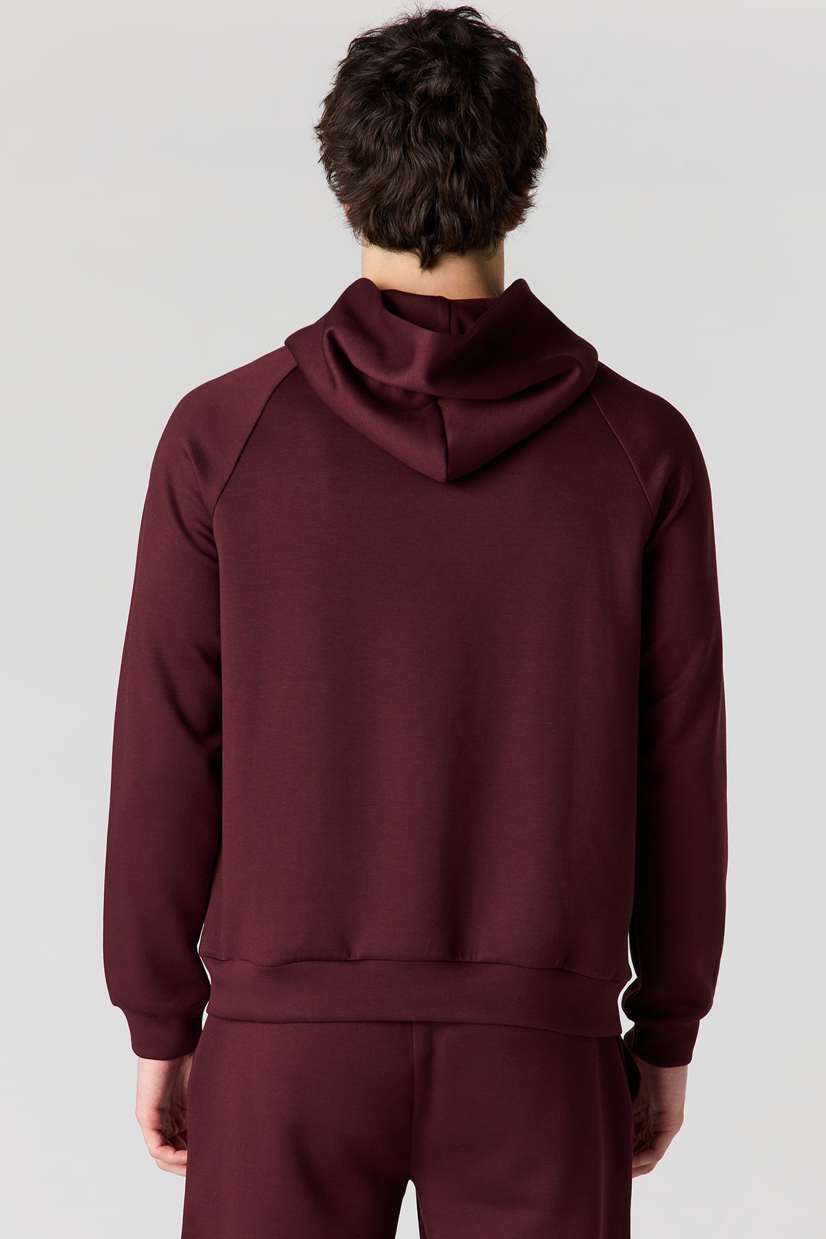 Alt View 2. U/A Scuba Hoodie - Dark Red