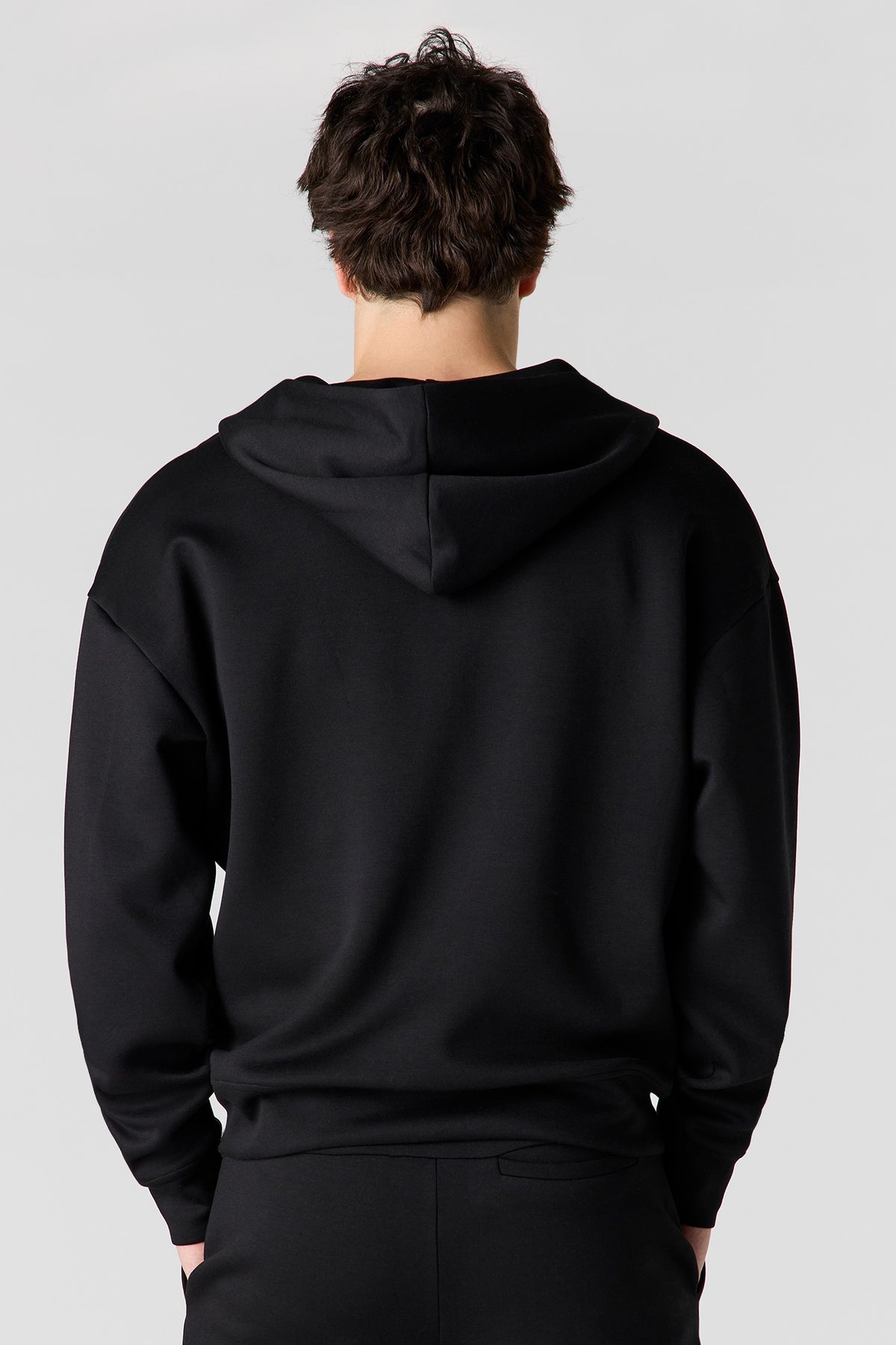 Alt View 2. U/A Scuba 2-Way Zip-Up Hoodie - Black