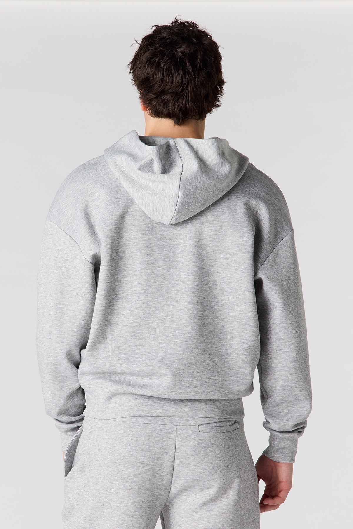 Alt View 2. U/A Scuba 2-Way Zip-Up Hoodie - Heather Grey