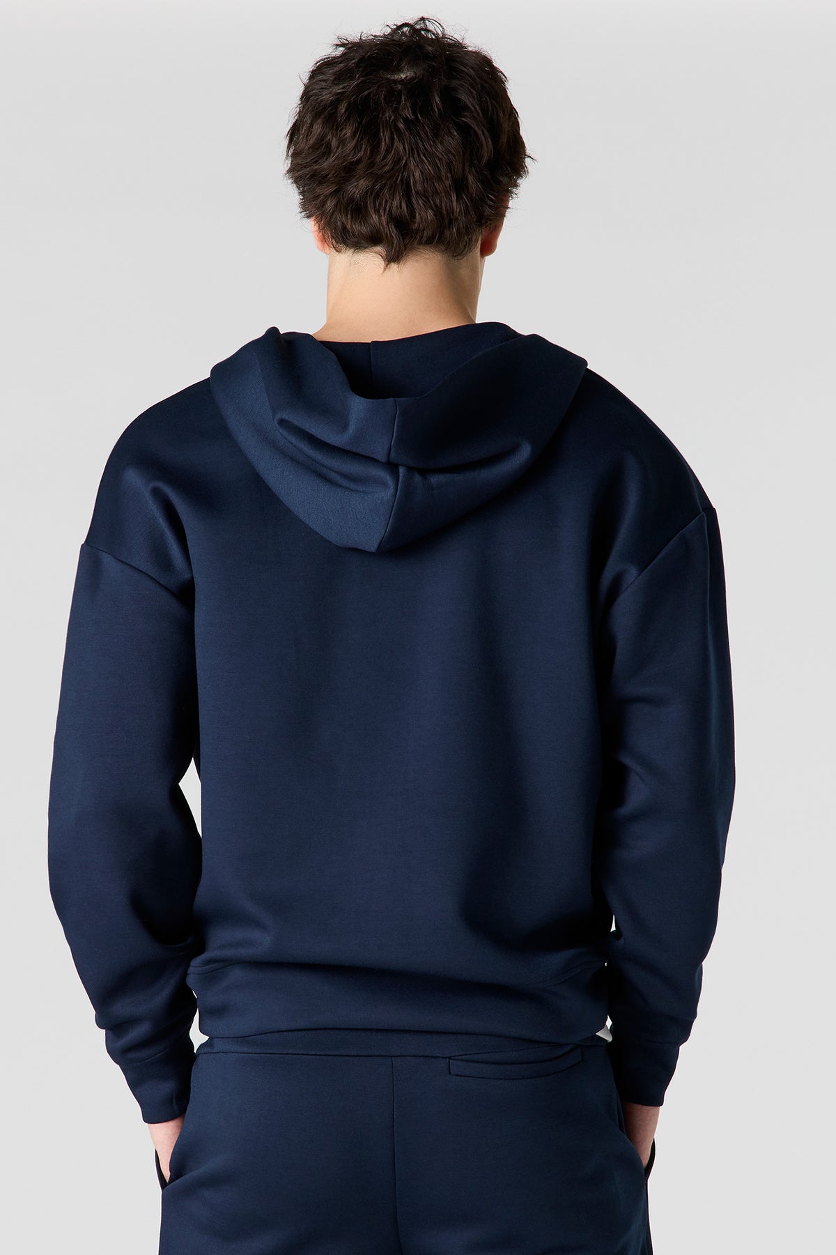 Alt View 2. U/A Scuba 2-Way Zip-Up Hoodie - Navy