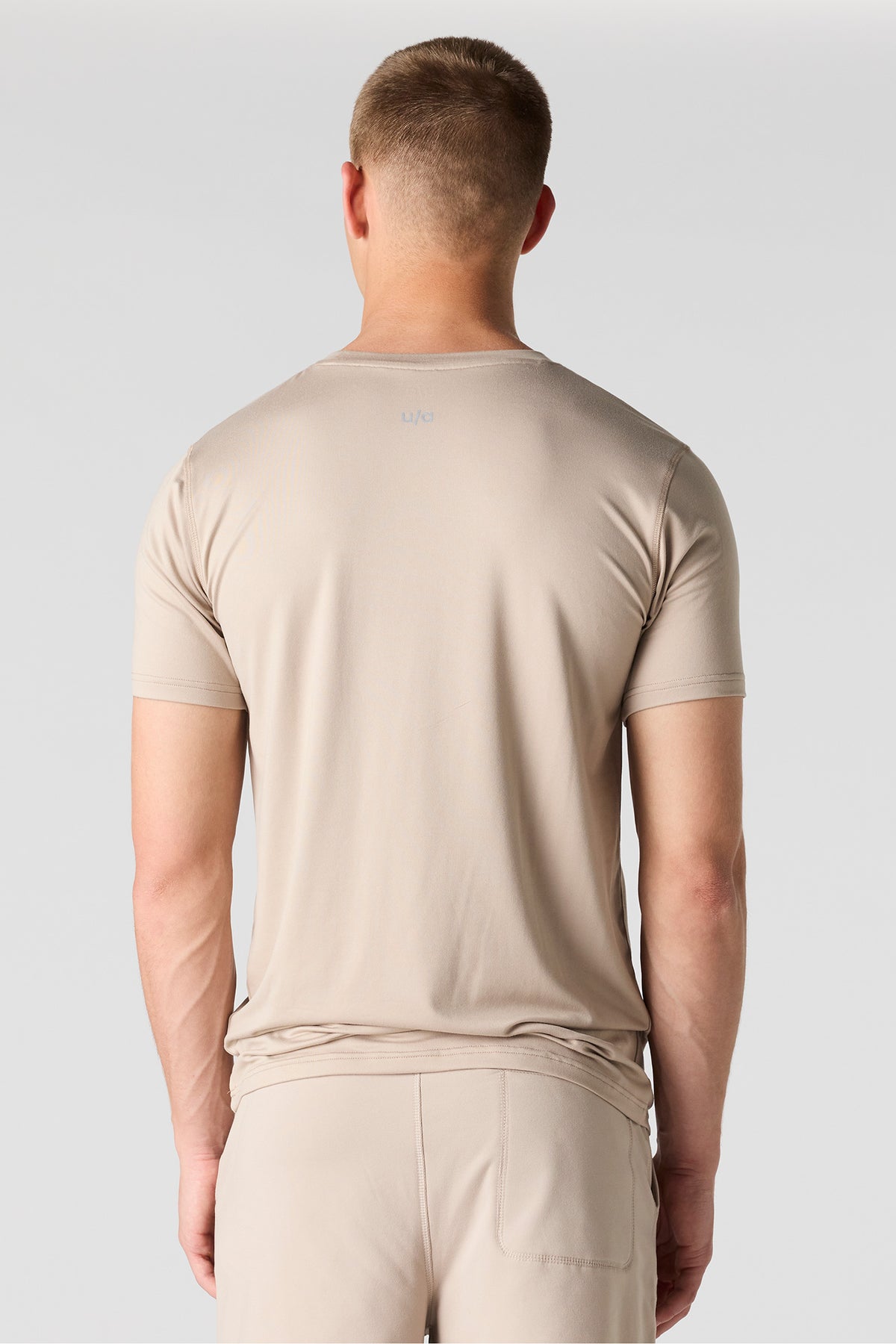 Alt View 2. U/A Crewneck T-Shirt - Oatmeal