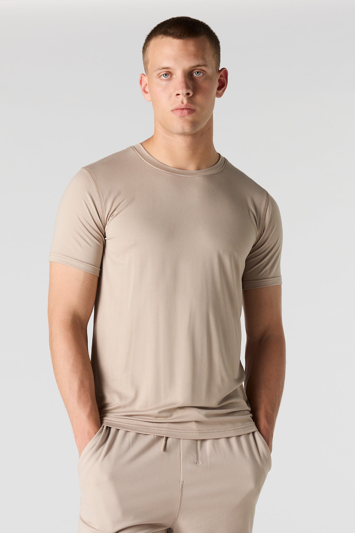 U/A Crewneck T-Shirt - Oatmeal