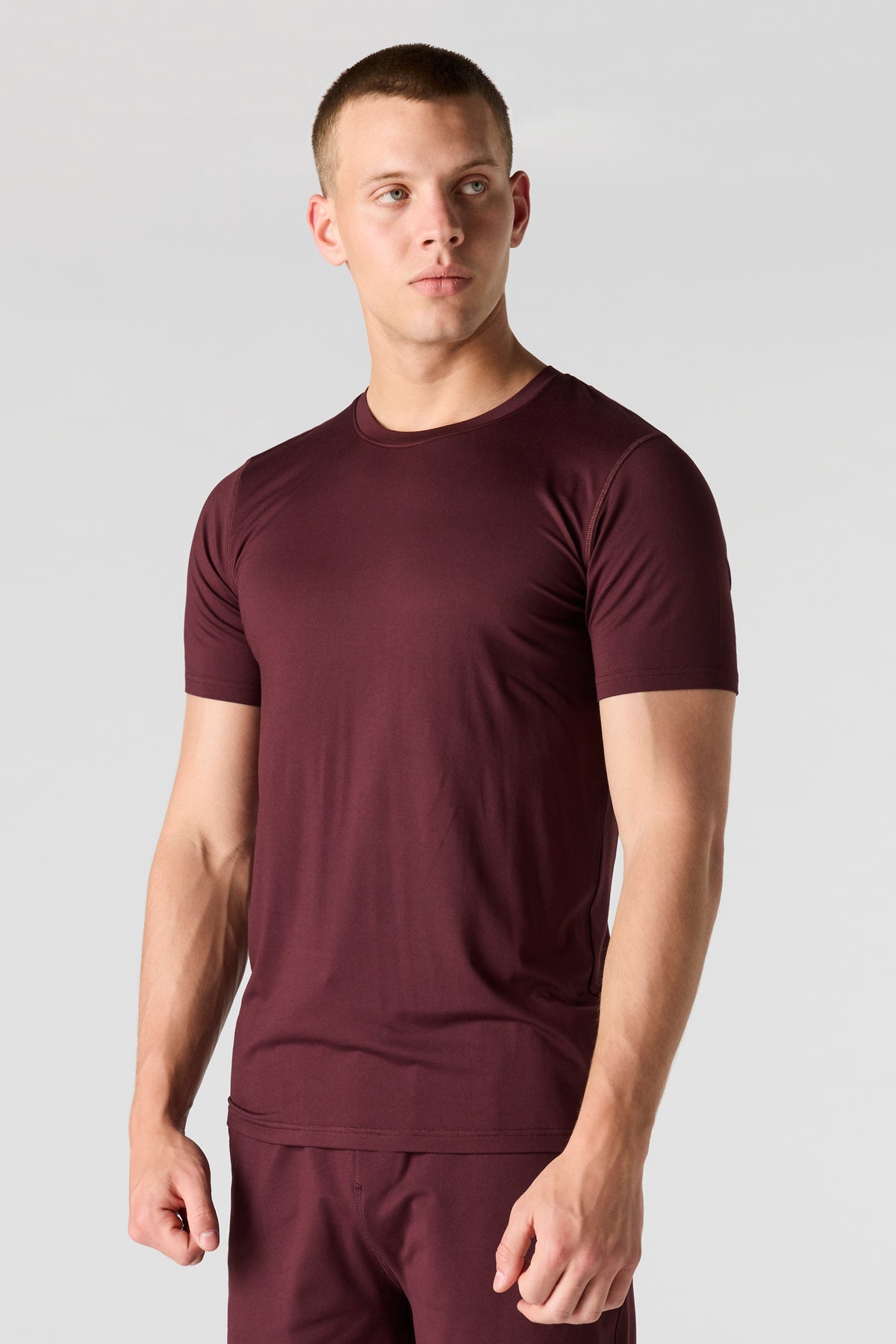 U/A Crewneck T-Shirt - Dark Red