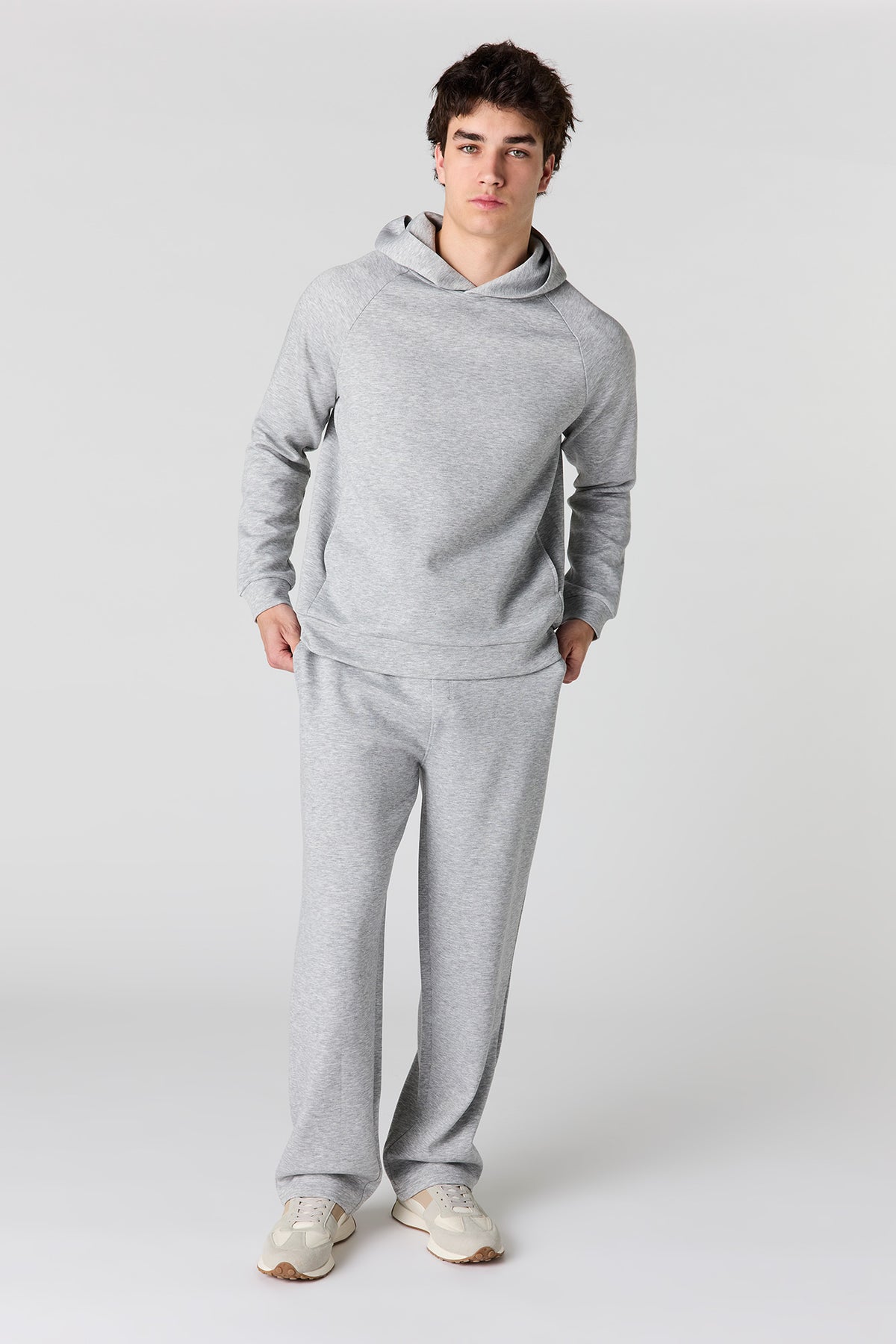 Alt View 2. U/A Scuba Wide Pant - Heather Grey