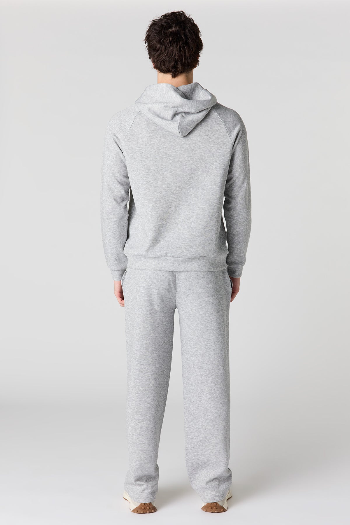 Alt View 3. U/A Scuba Wide Pant - Heather Grey