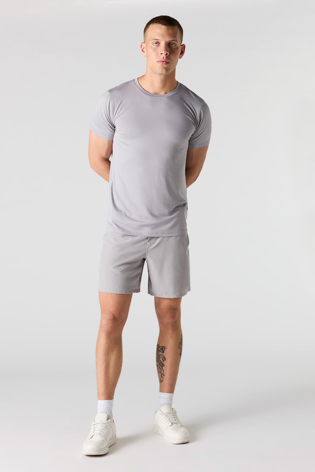 Alt View 2. U/A Short 7” - Light Grey