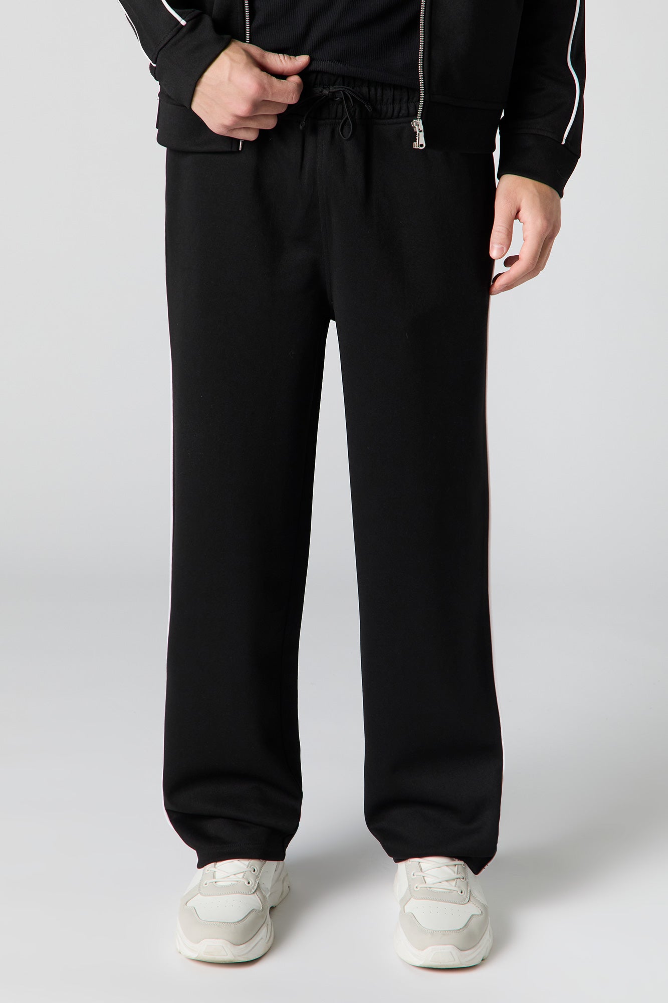 【PORTERNA】Welter Track Line Slacks Contrast Piping Track Pant – Urban Planet