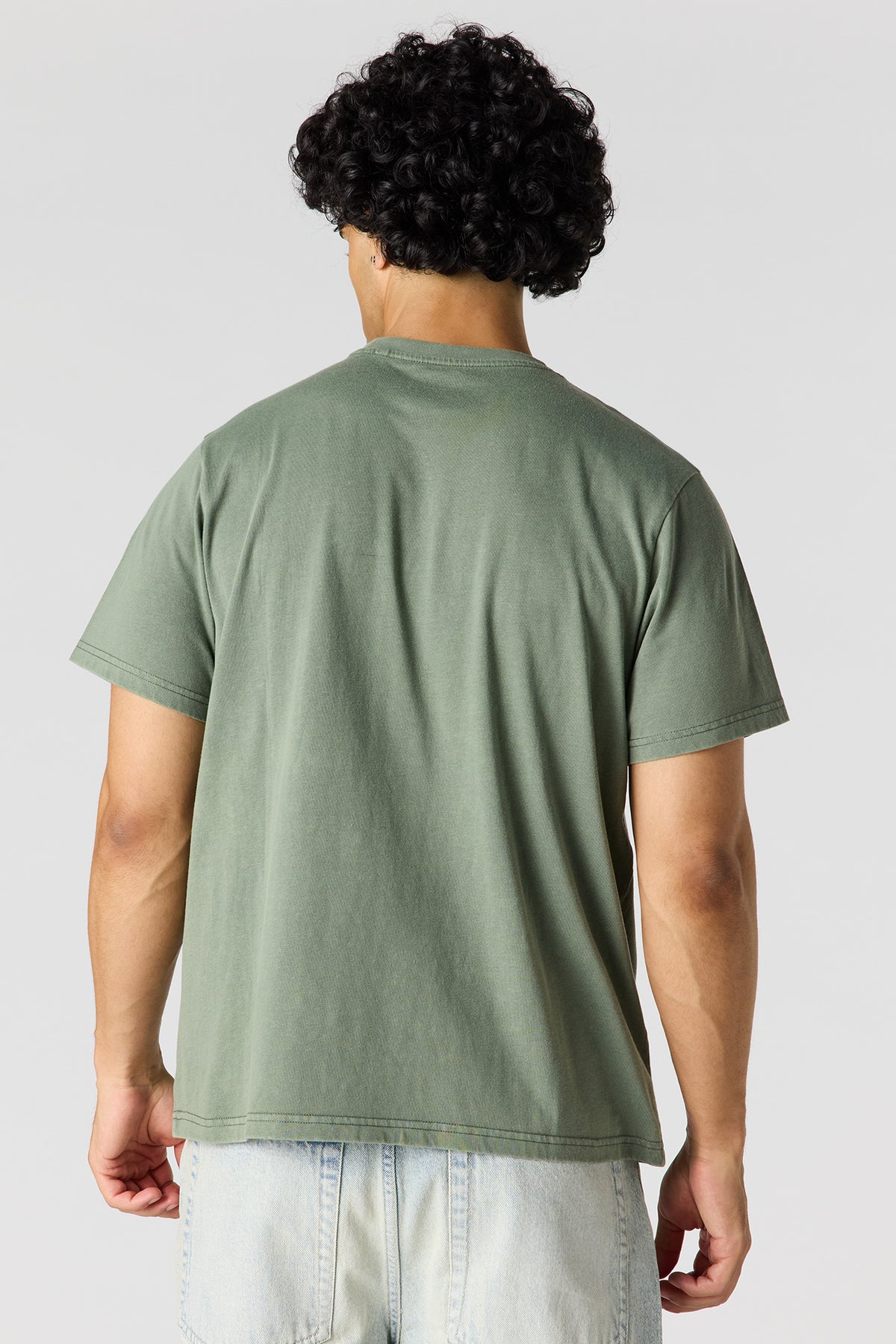 Vue alternative 2. T-shirt délavé à imprimé Ours