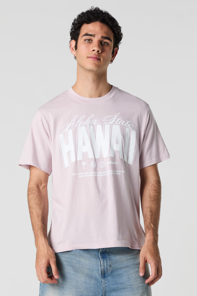 T-shirt à imprimé Hawaii