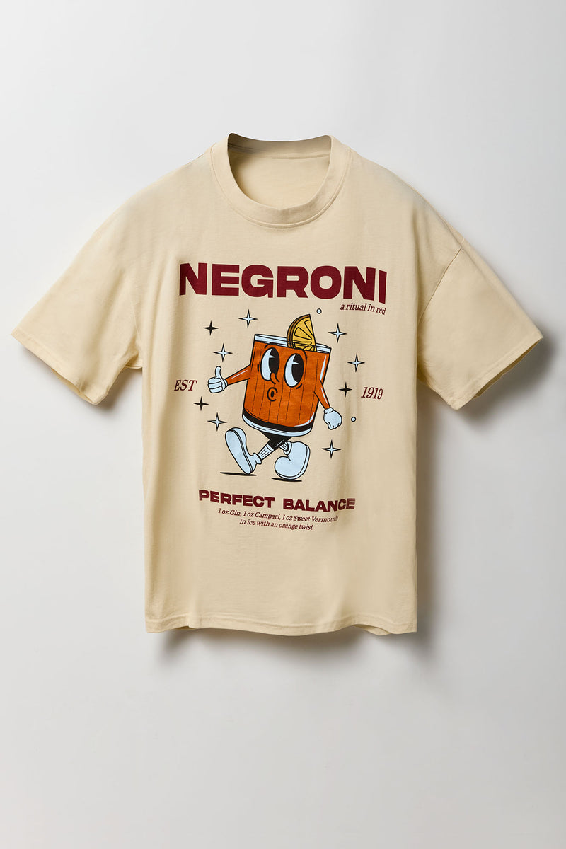 T-shirt à imprimé Negroni