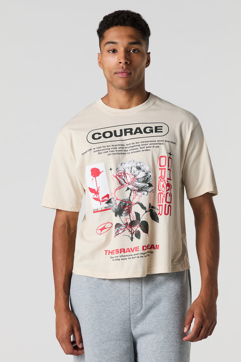 Floral Graphic Boxy T-Shirt