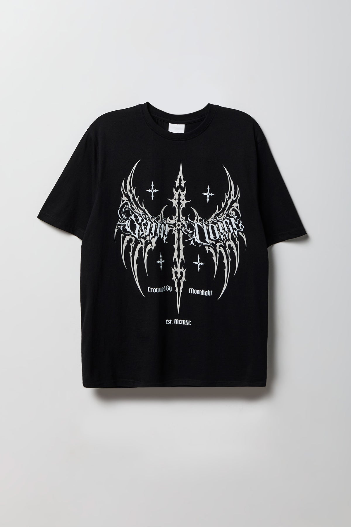 Graphic T-Shirt - Black with White