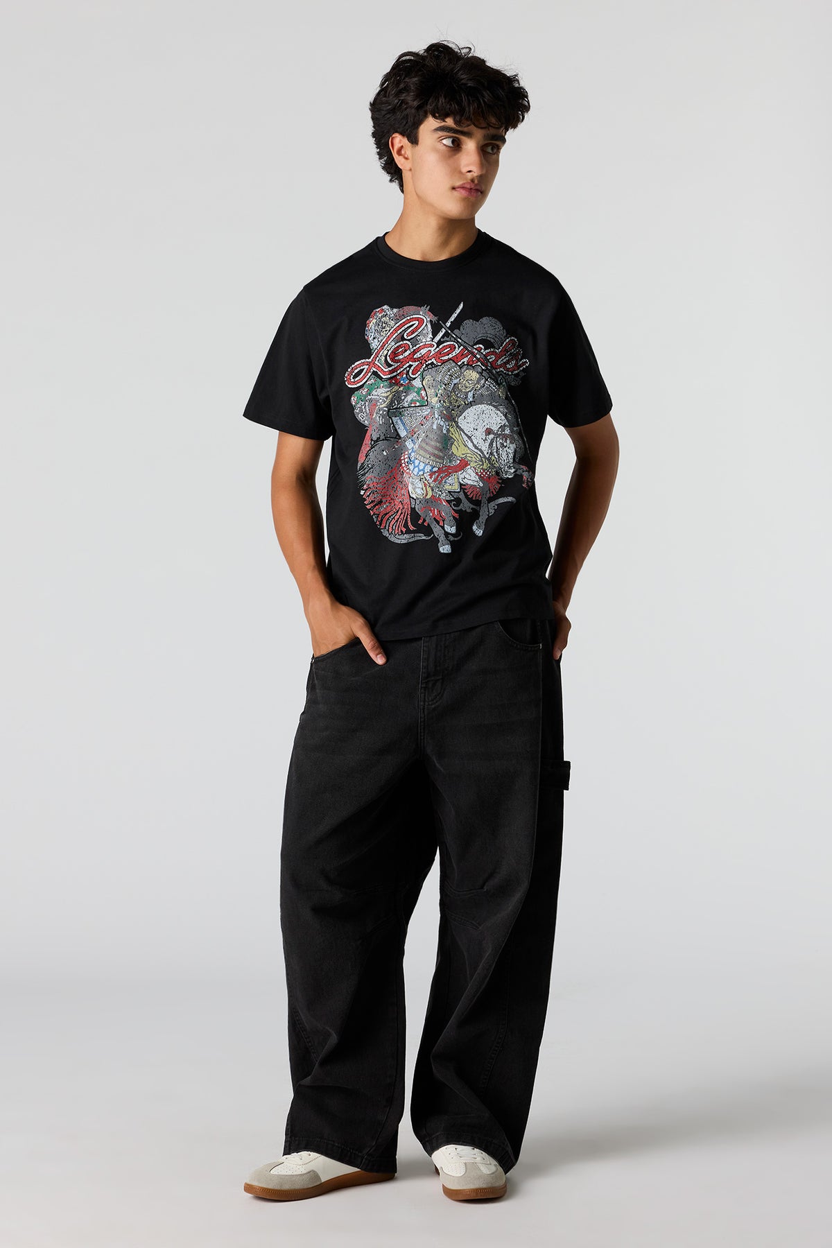 Alt View 3. Legends Graphic T-Shirt - Black