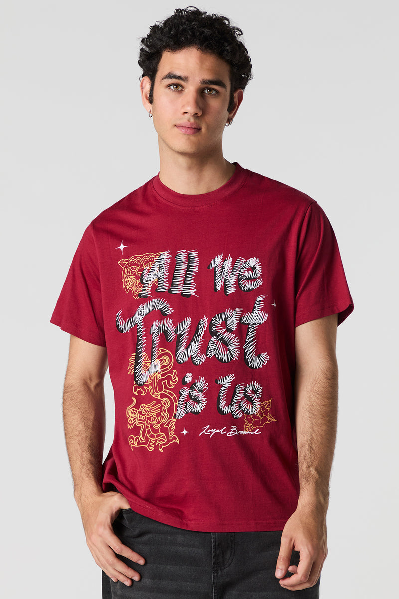 T-shirt à imprimé Trust