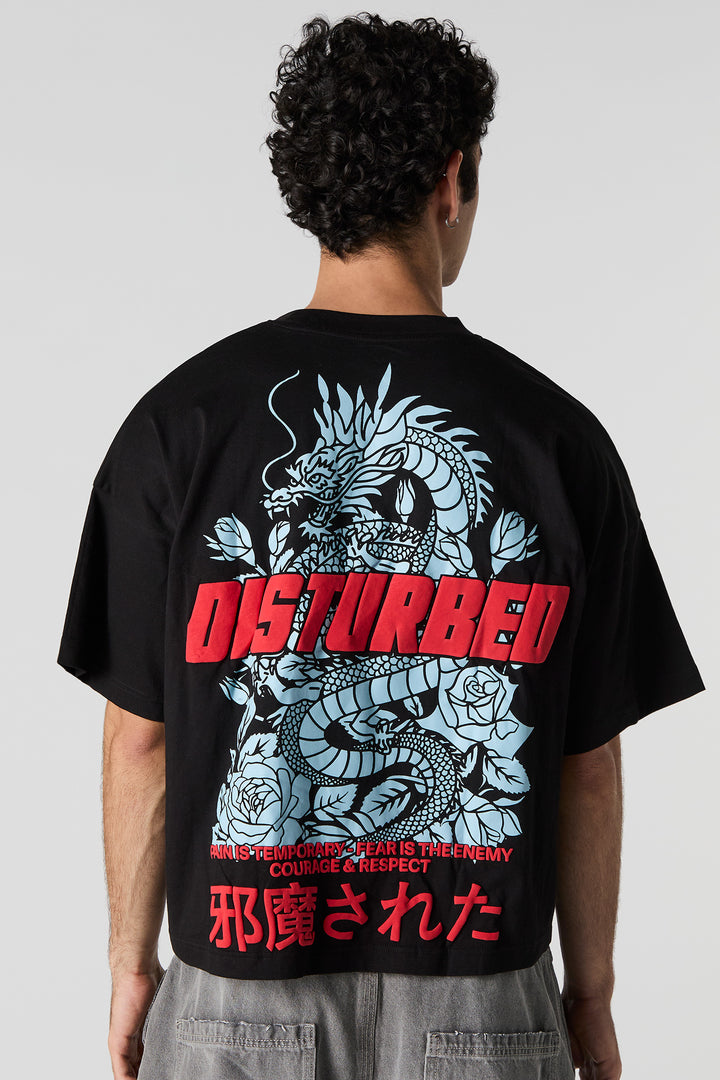 Dragon Puff Print Boxy T-Shirt