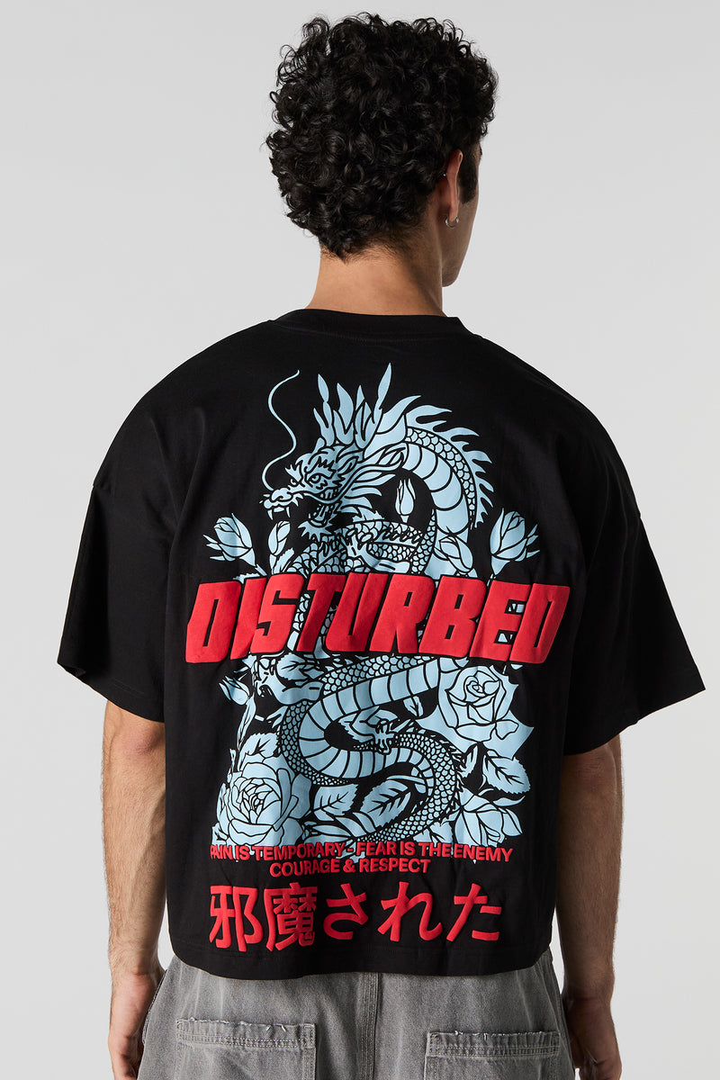 Dragon Puff Print Boxy T-Shirt