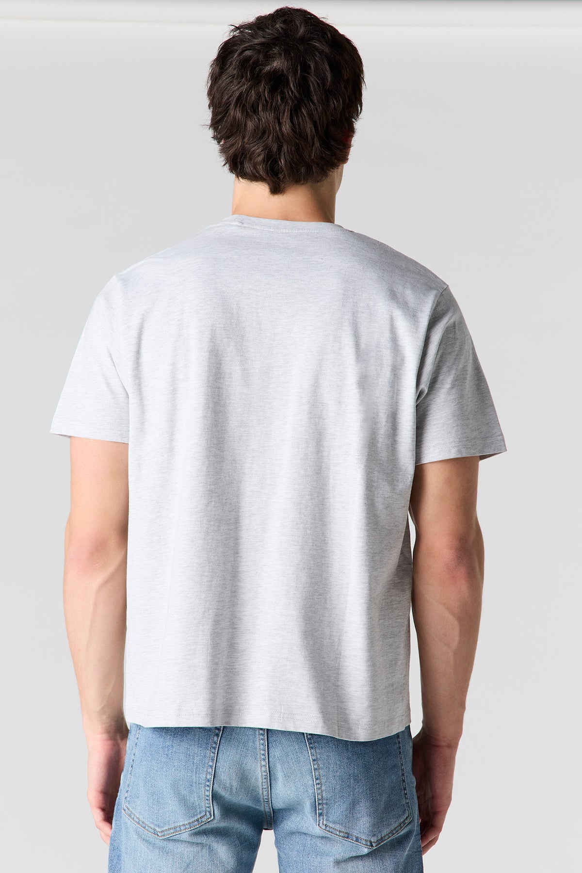 Alt View 2. Dice Graphic T-Shirt - Light Grey