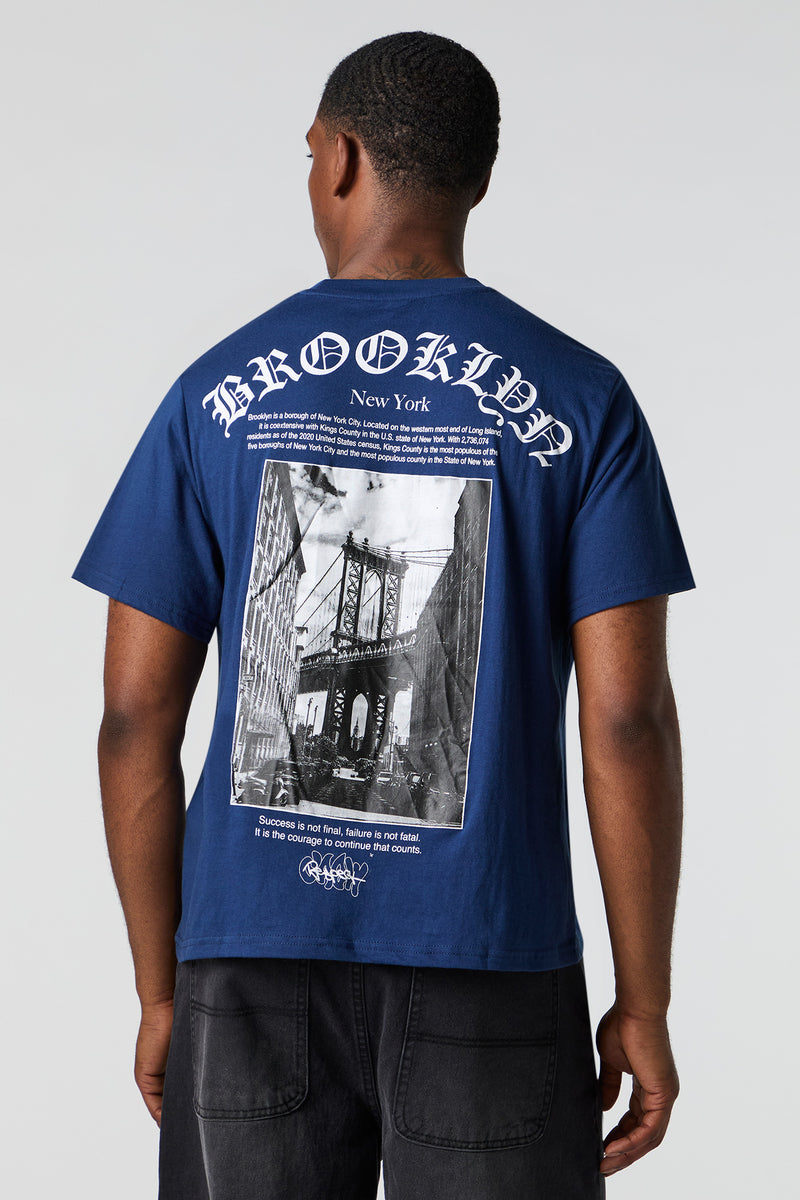 T-shirt à imprimé Brooklyn NY