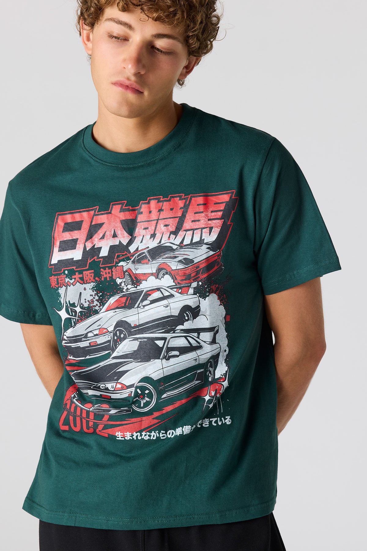 Vue alternative 4. T-shirt à imprimé Racing