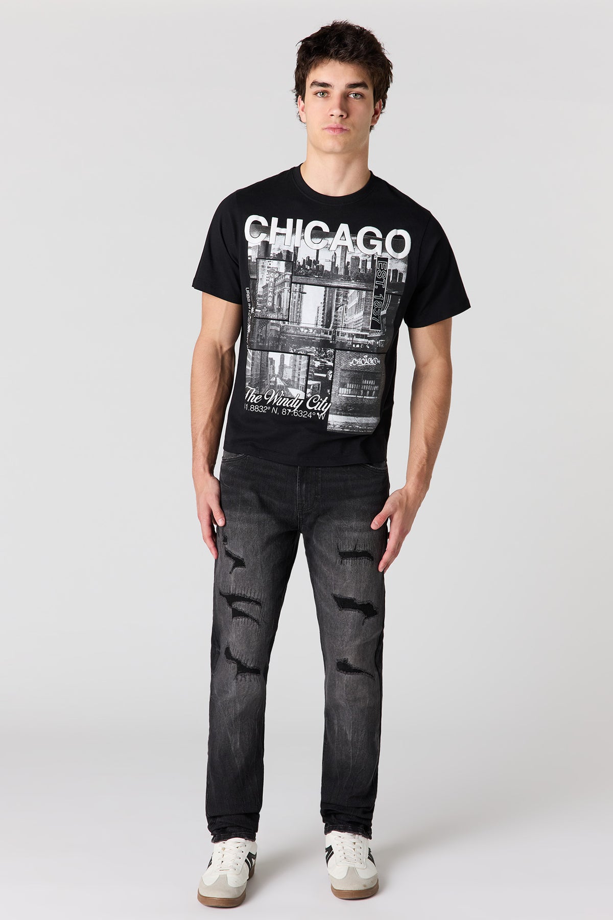 Vue alternative 3. T-shirt à imprimé City