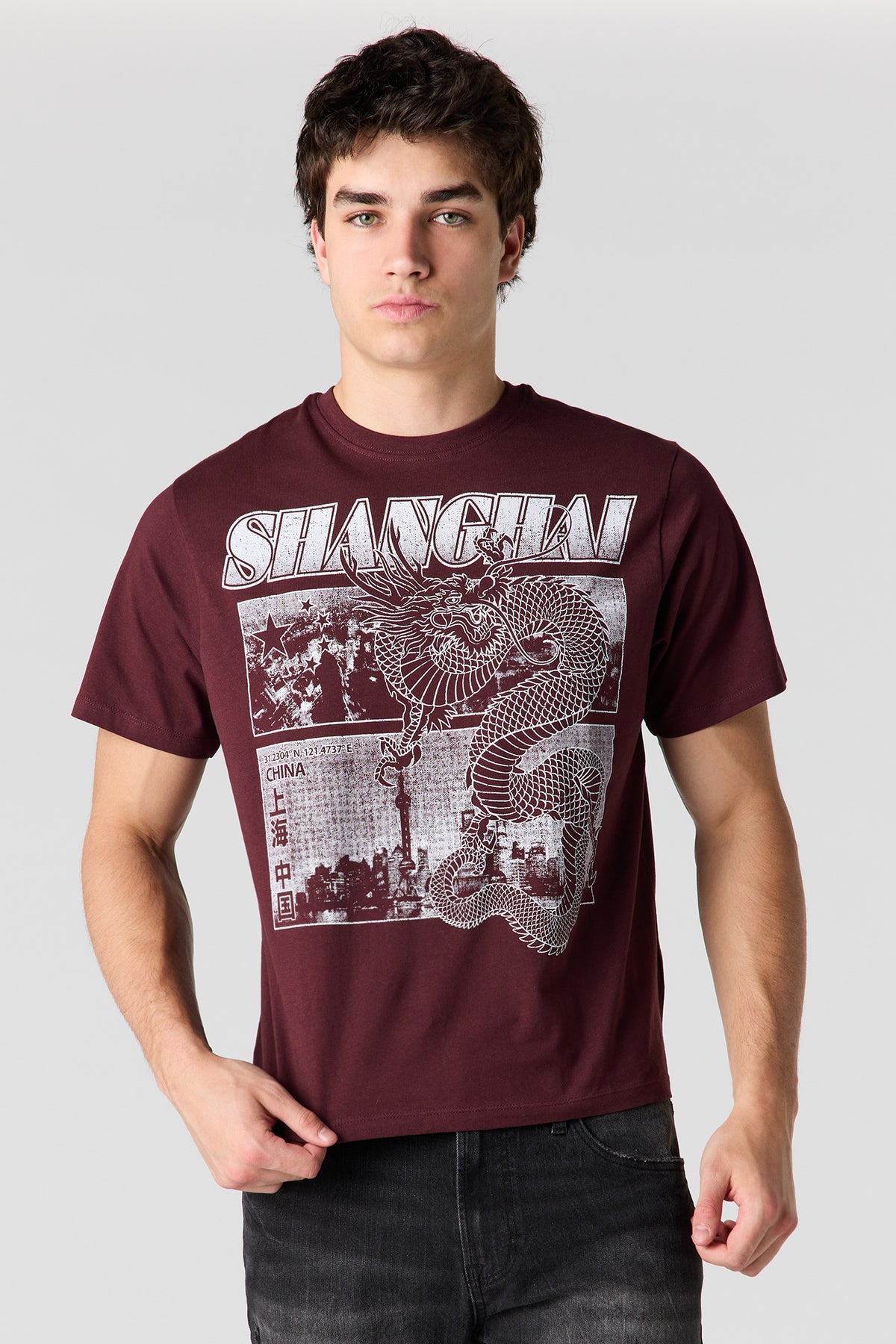T-shirt à imprimé City