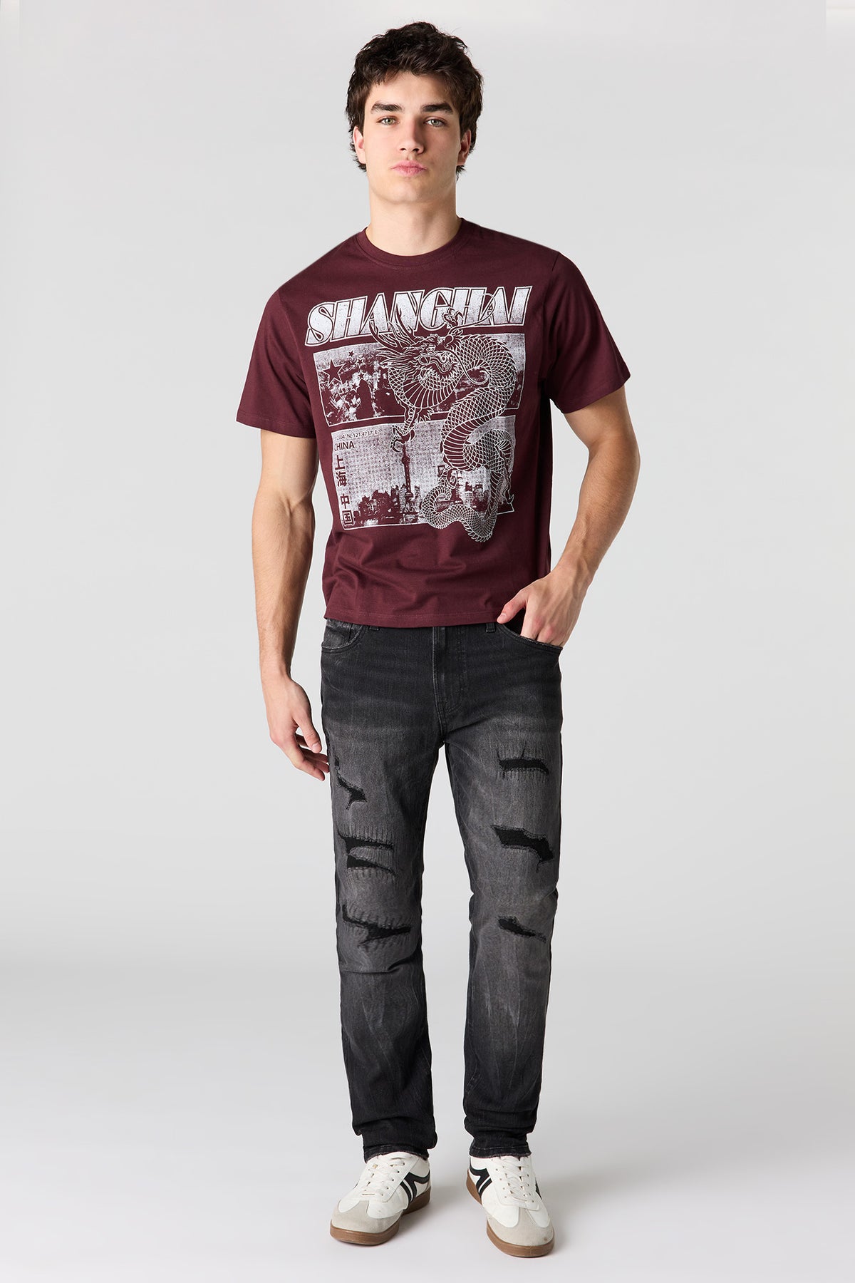 Vue alternative 3. T-shirt à imprimé City