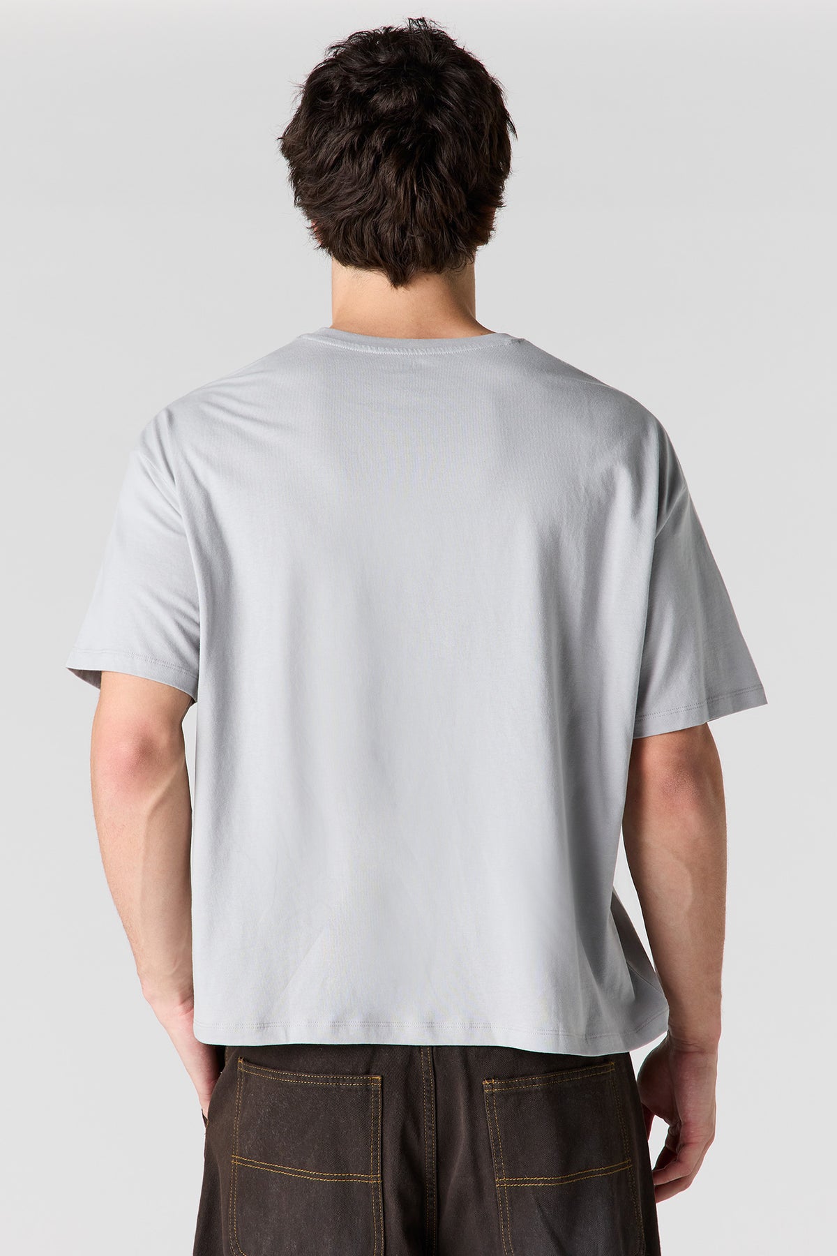 Vue alternative 2. T-shirt carré à imprimé Fearless Racing