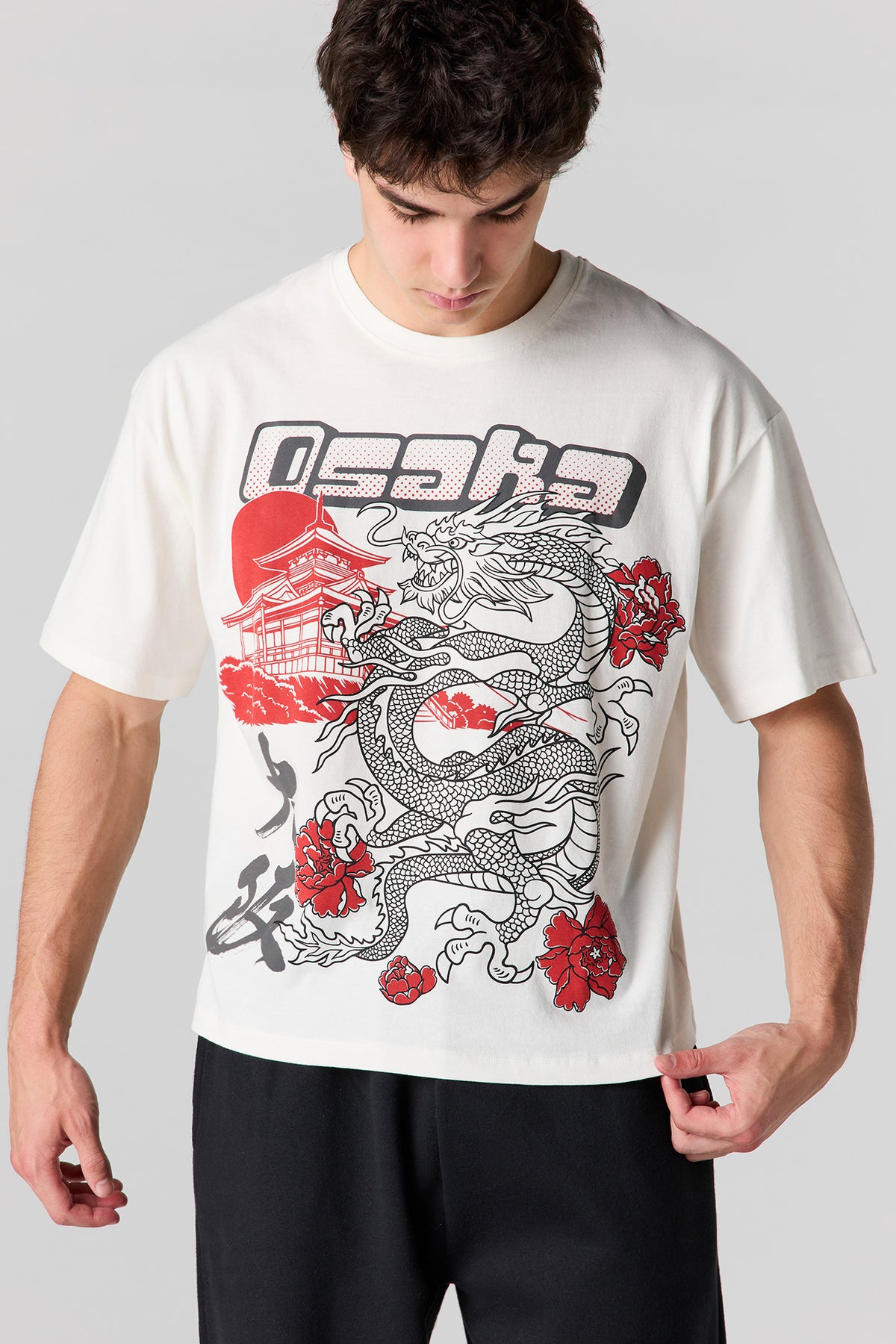 Tokyo Graphic Boxy T-Shirt - Off White
