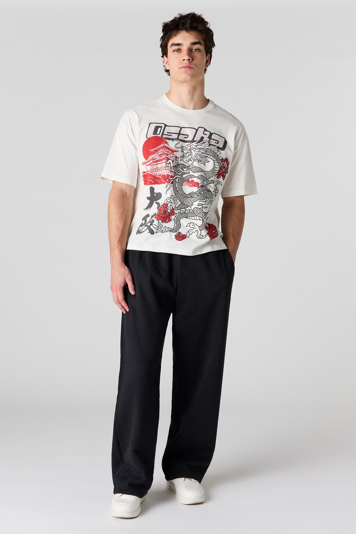 Alt View 3. Tokyo Graphic Boxy T-Shirt - Off White