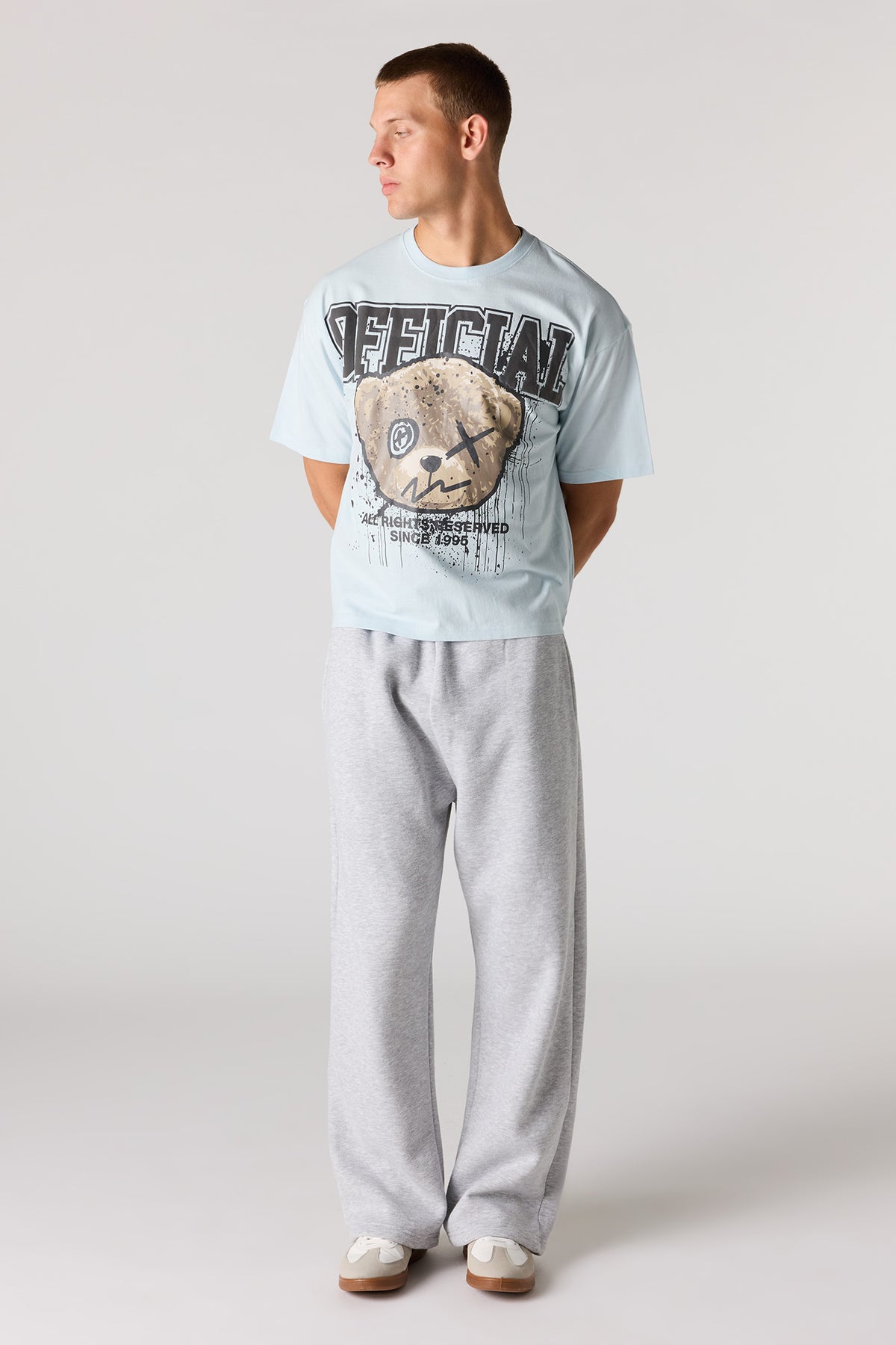 Vue alternative 3. T-shirt carré à imprimé Ours
