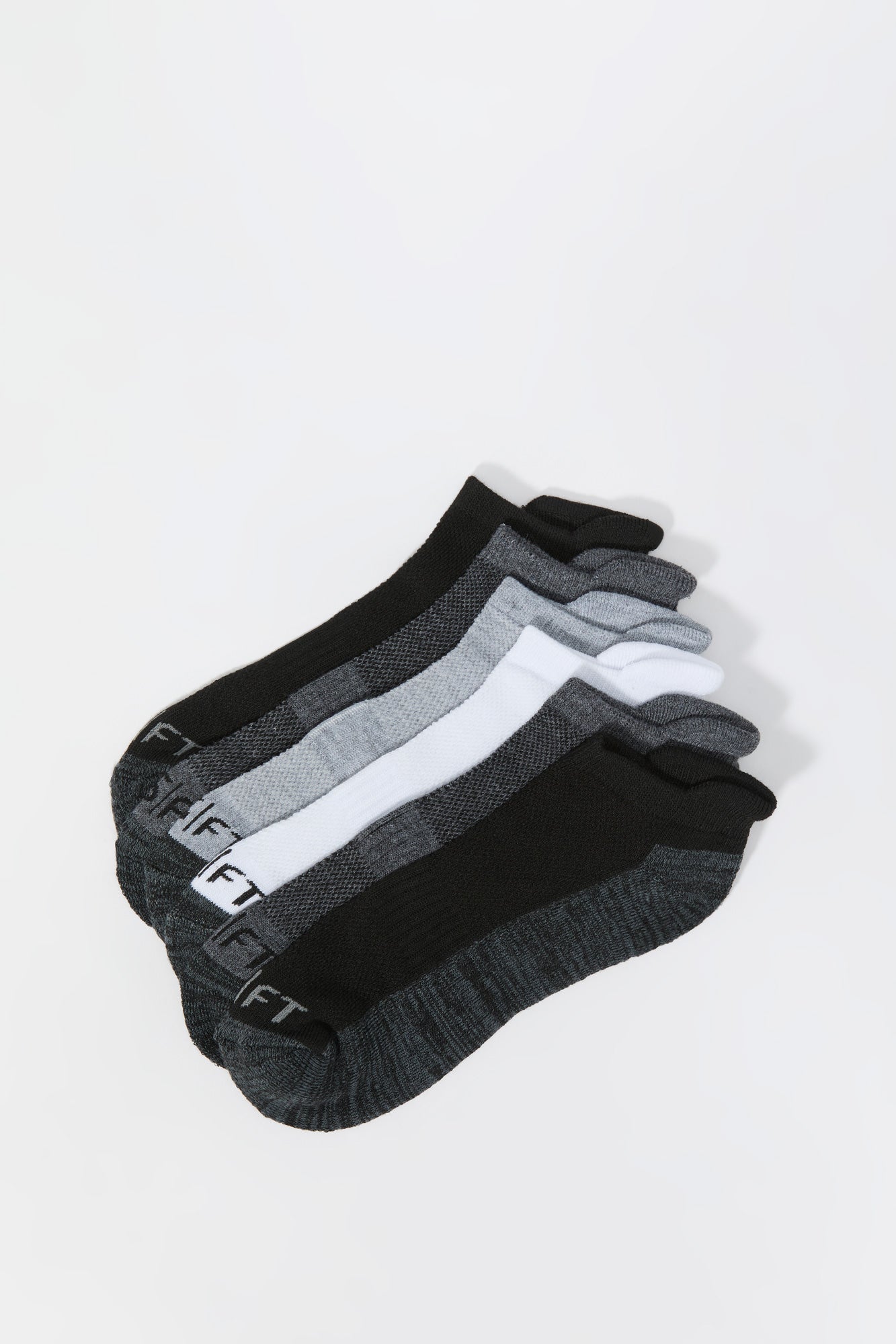 Marble Sole Athletic Ankle Socks (6 Pack)