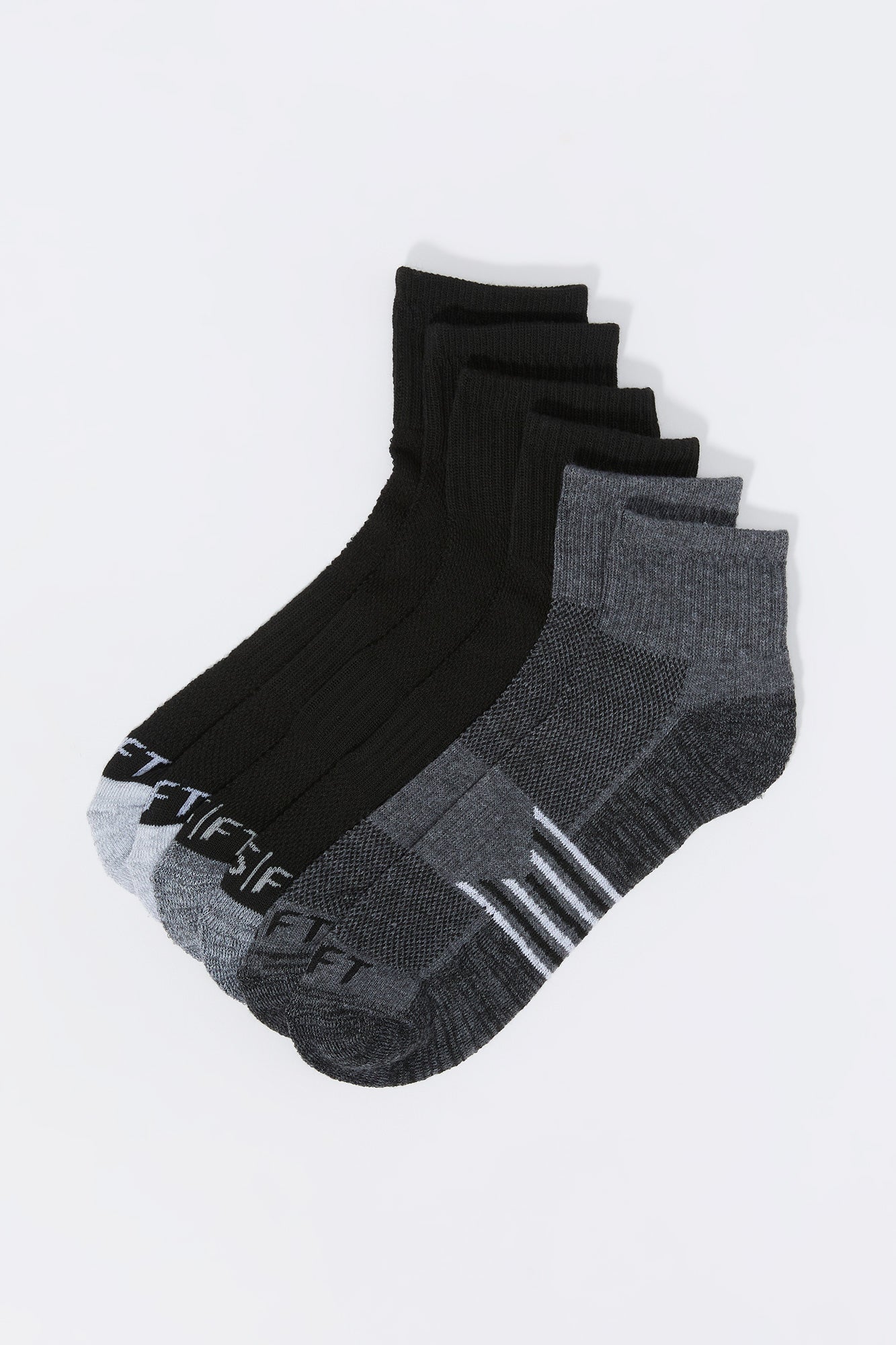 Assorted Athletic Quarter Socks (6 Pack