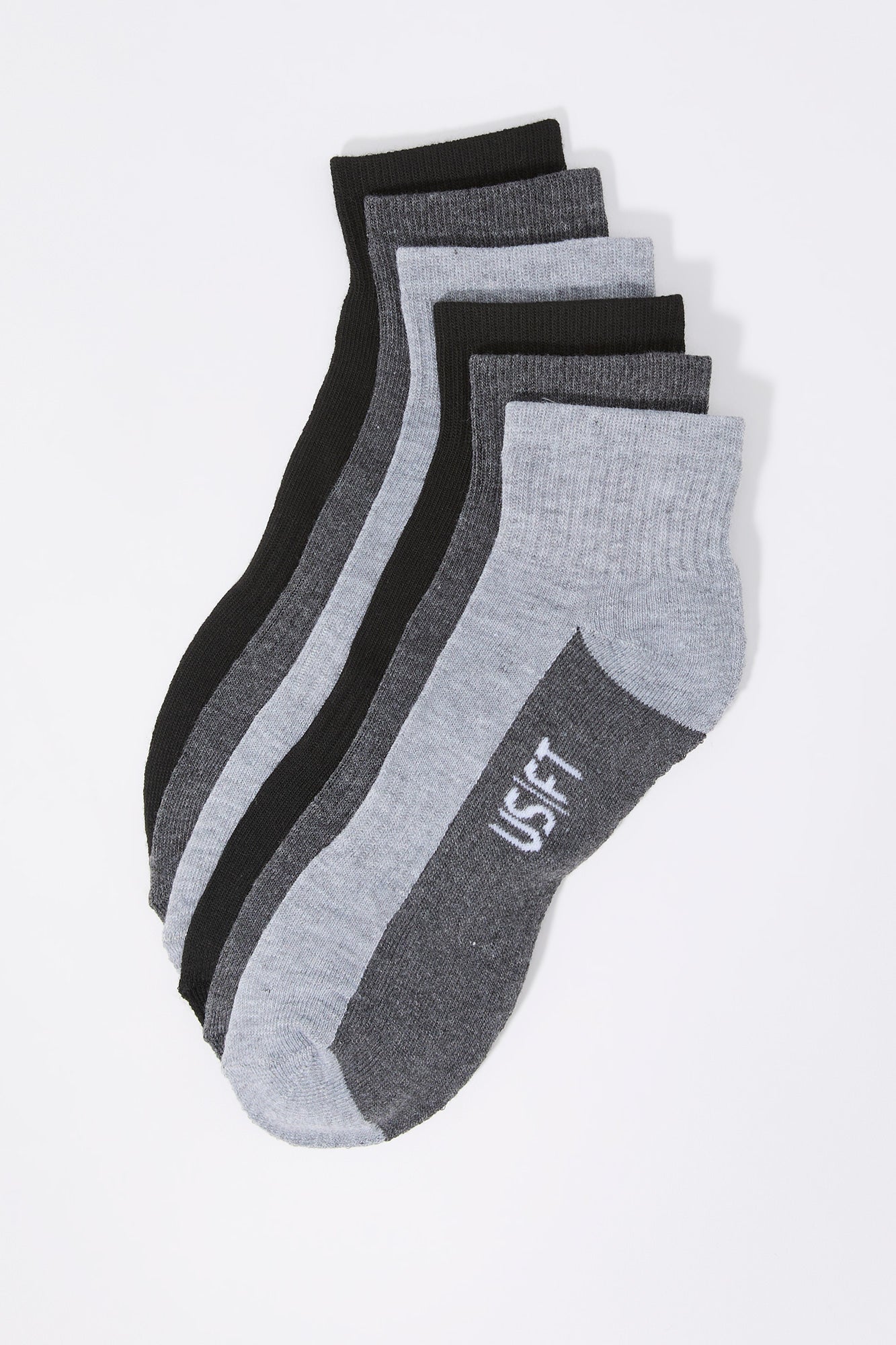 Assorted Athletic Quarter Socks (6 Pack)