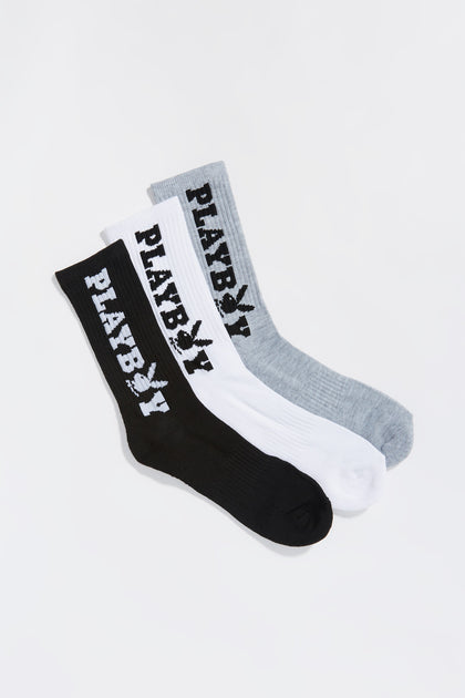 Playboy Crew Socks (3 Pack)
