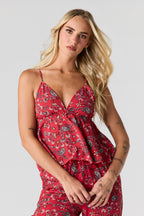 Camisole de style nuisette fluide