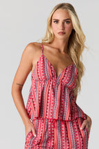 Camisole de style nuisette fluide