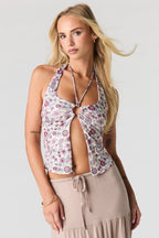 Contour O-Ring Flyaway Halter Top