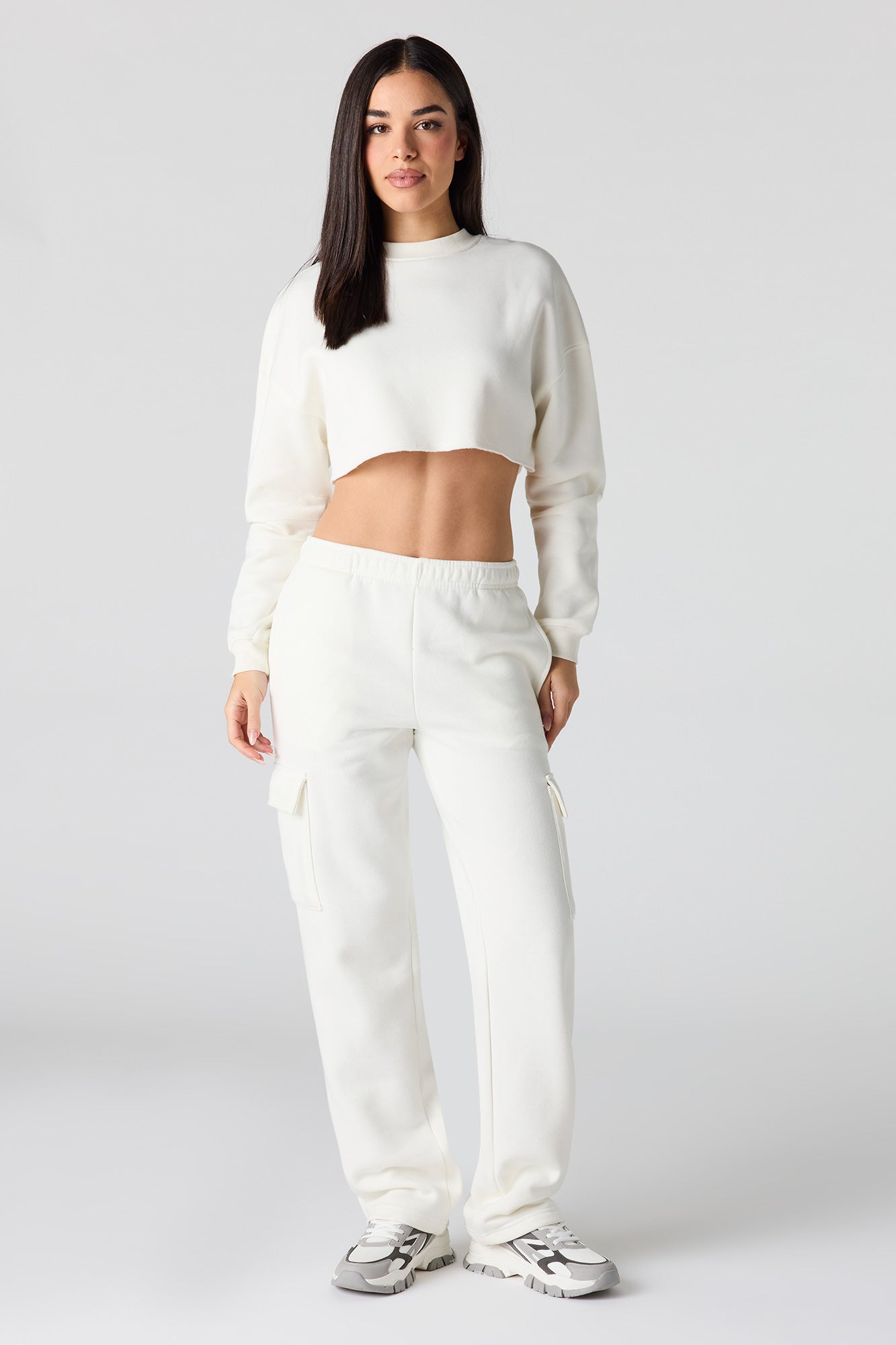 Fleece Cropped Sweatshirt – Urban Planet
