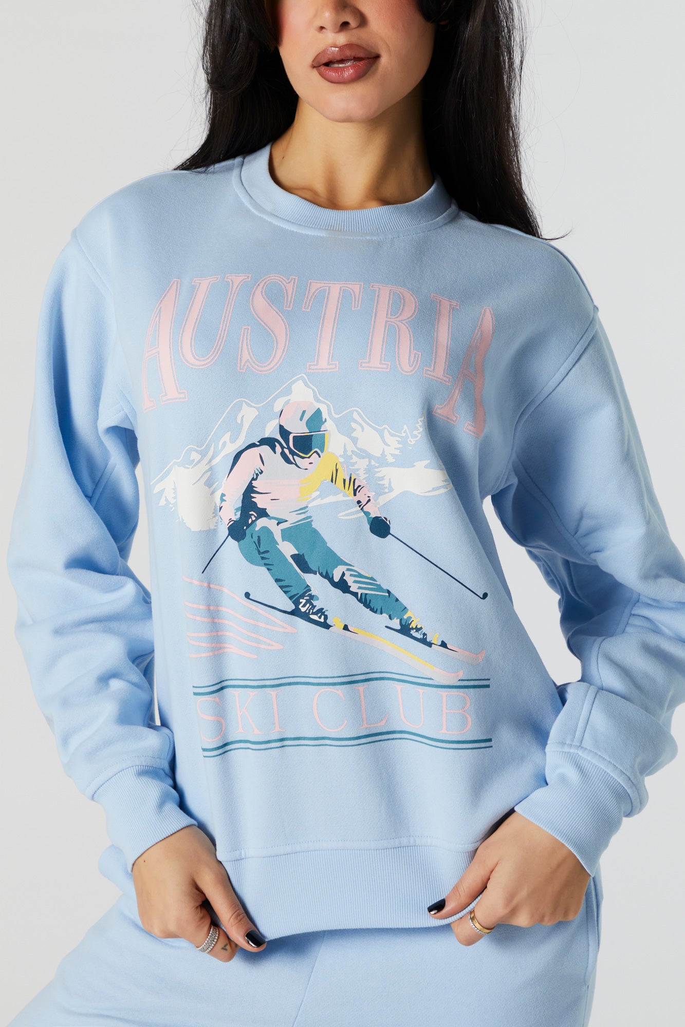 Austria Graphic Fleece Sweatshirt