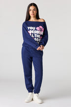 Jogger en molleton