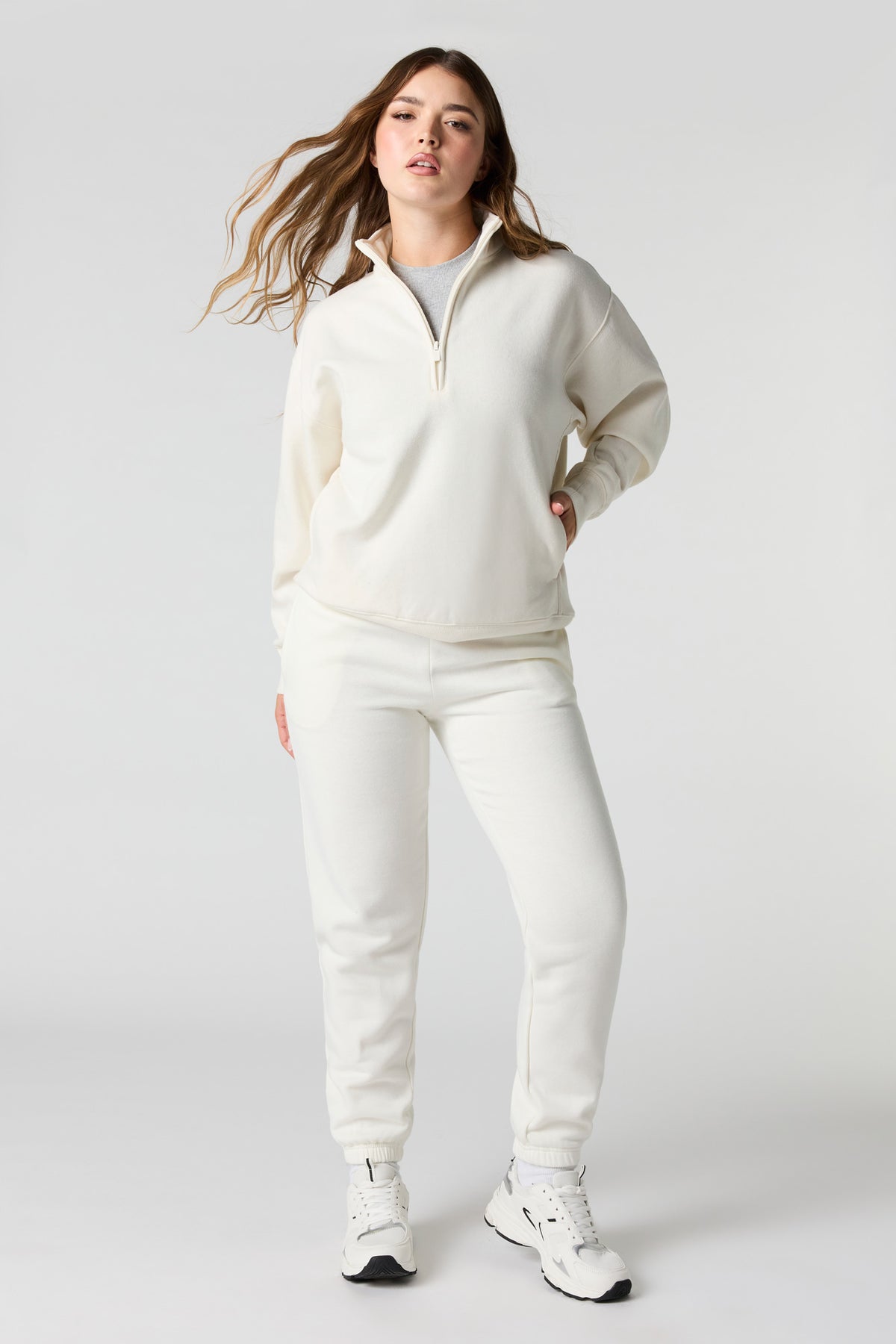 Jogger en molleton classique